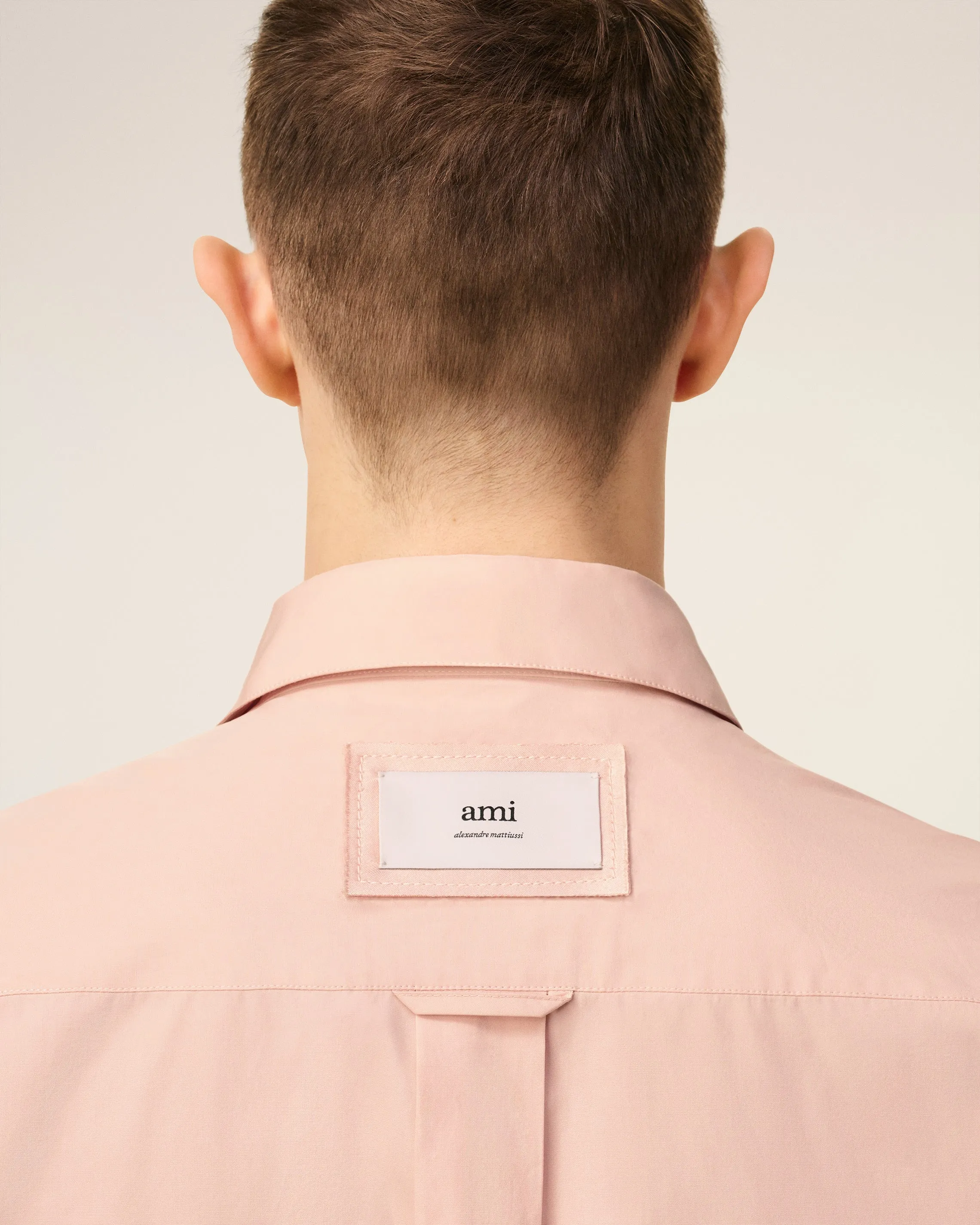 Chemise Rose Oversize En Coton sold by Ami product image thumbnail 4