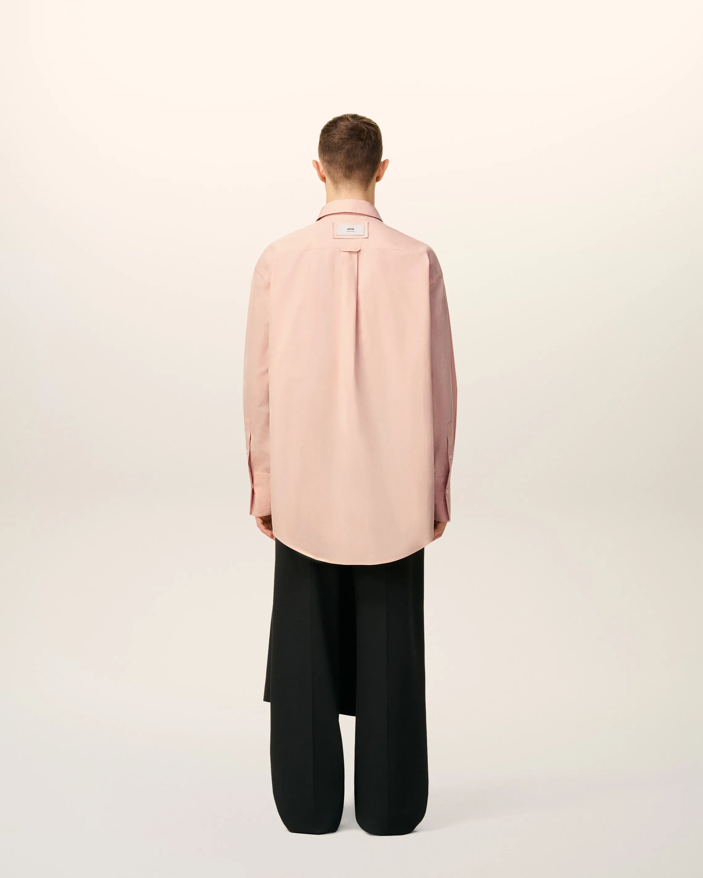 Chemise Rose Oversize En Coton sold by Ami product image thumbnail 5