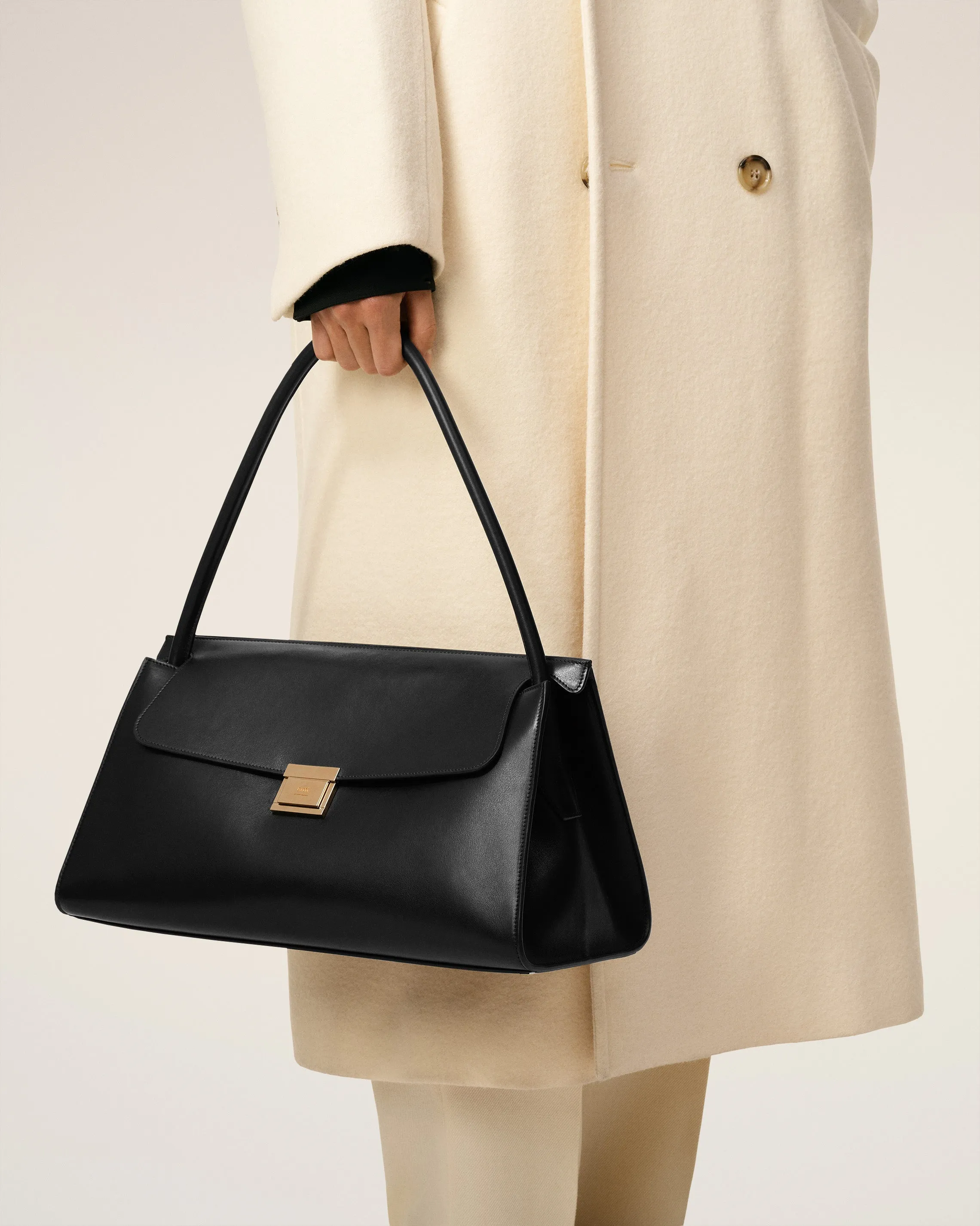 Sac Mimi Noir en Cuir Lisse sold by Ami product image thumbnail 2