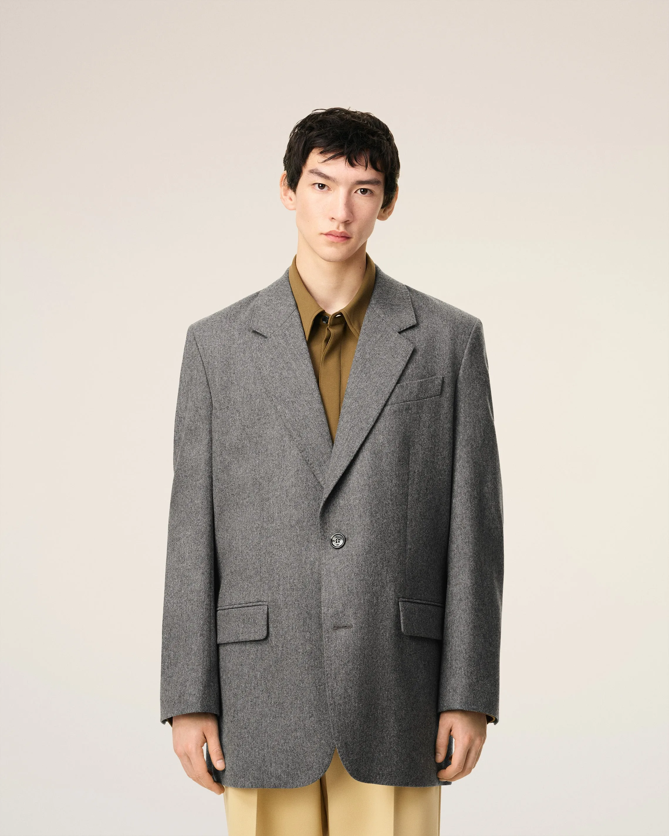 Veste Grise Ample En Laine sold by Ami product image thumbnail 3