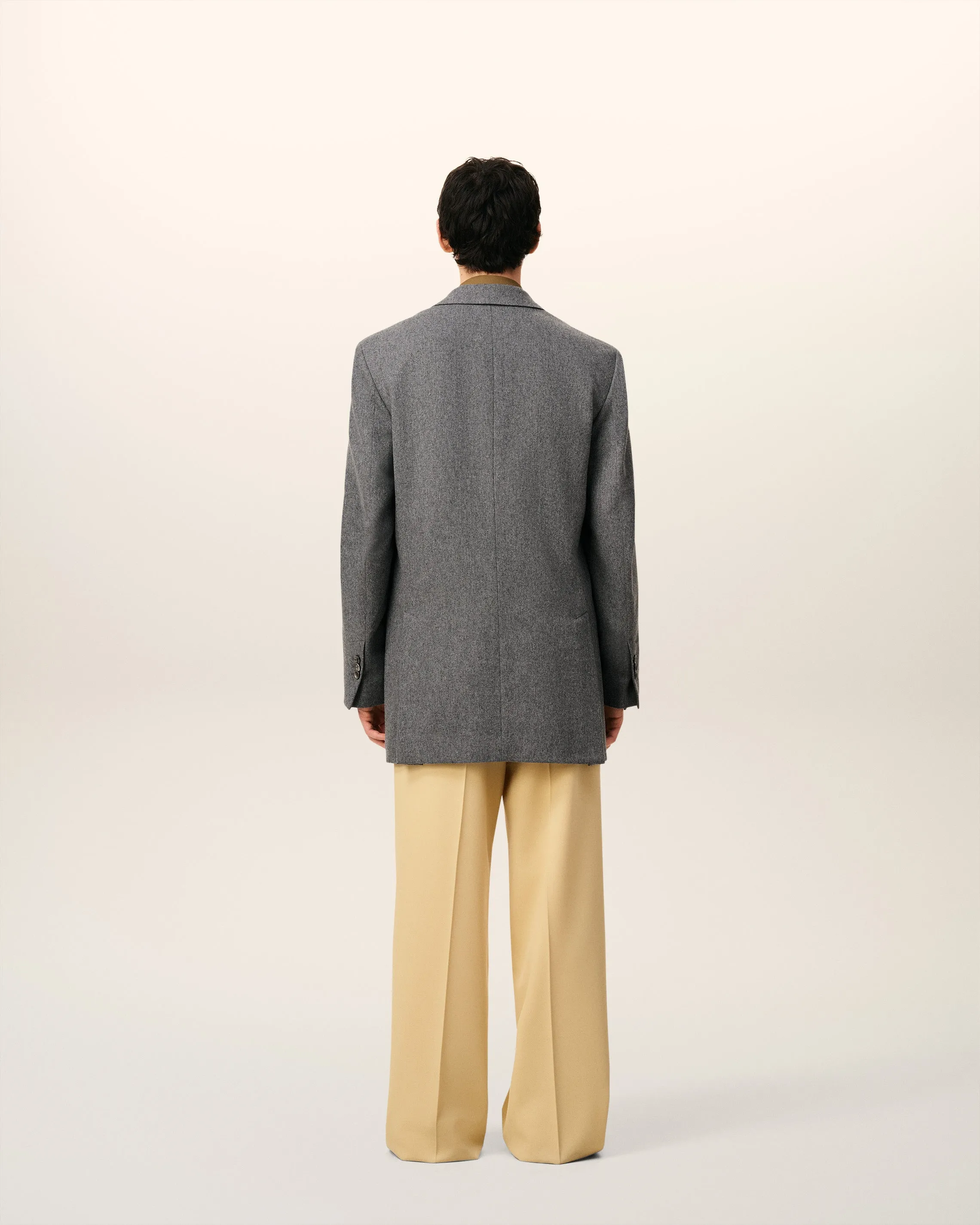 Veste Grise Ample En Laine sold by Ami product image thumbnail 5