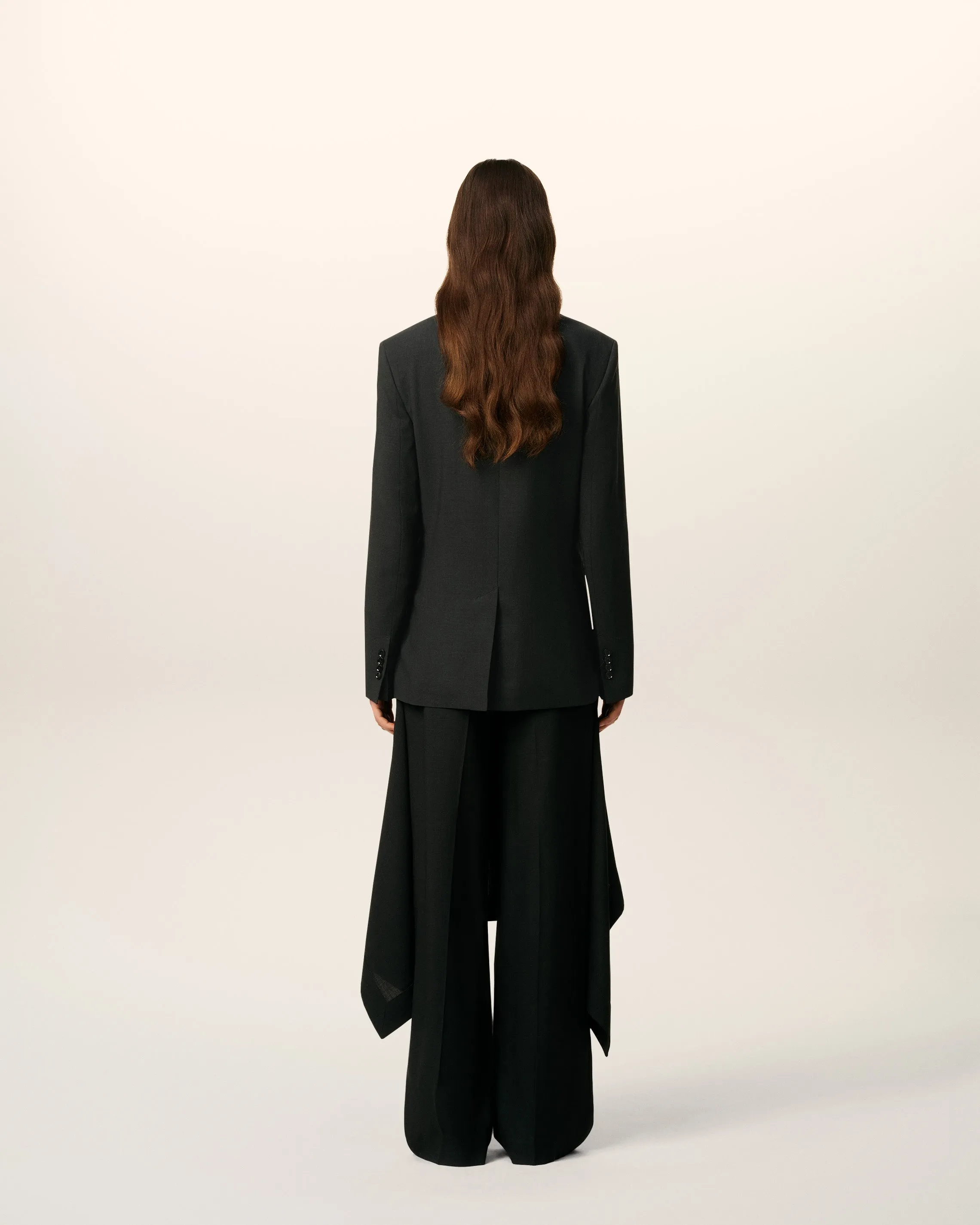 Veste Noire Croisée En Laine sold by Ami product image thumbnail 5