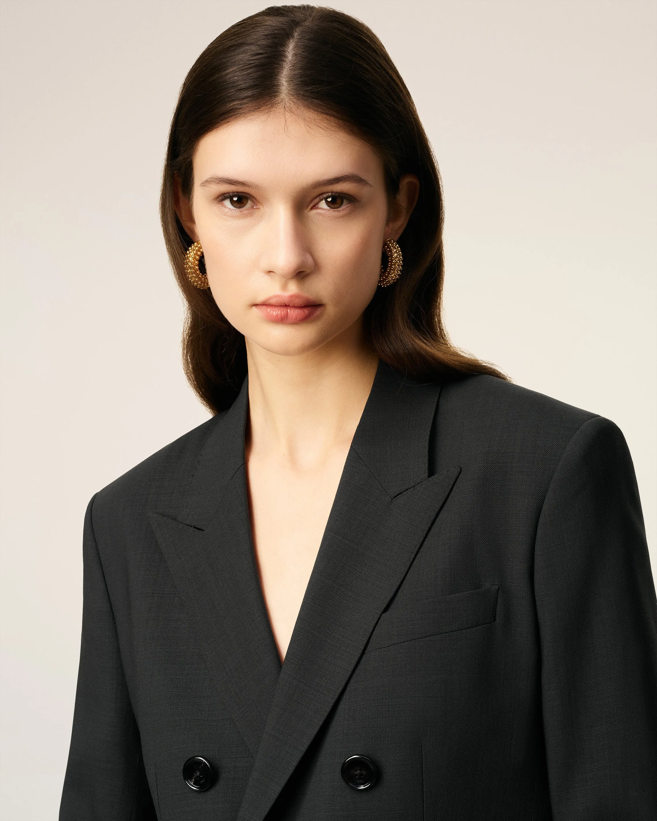 Veste Noire Croisée En Laine sold by Ami product image thumbnail 4