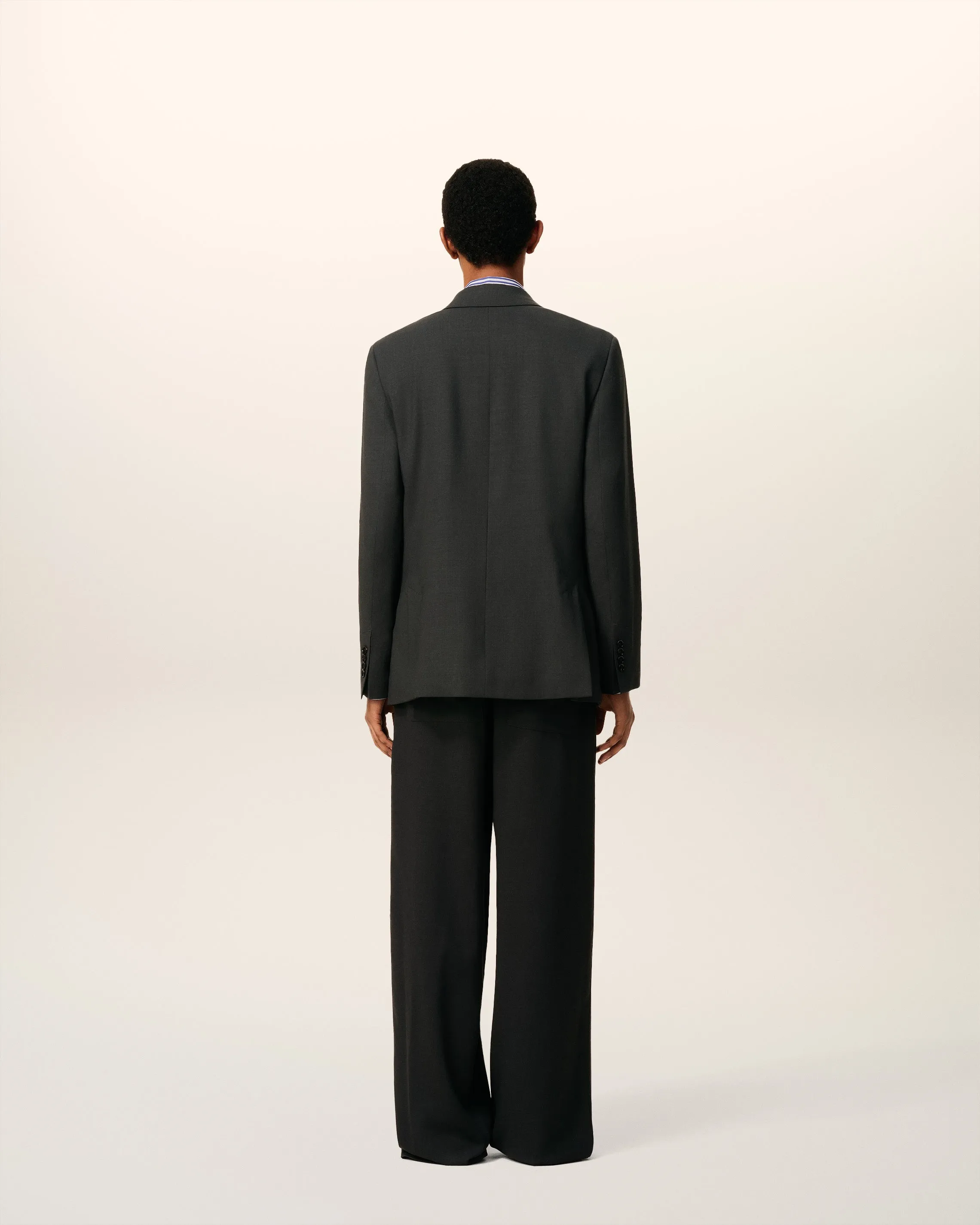 Veste Noire Croisée En Laine sold by Ami product image thumbnail 5