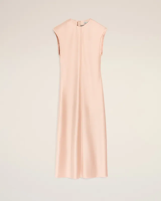 Robe Rose Longue Details Bords Francs sold by Ami