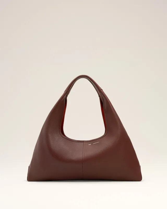 Sac Porté Epaule Bordeaux Etienne En Cuir Souple sold by Ami