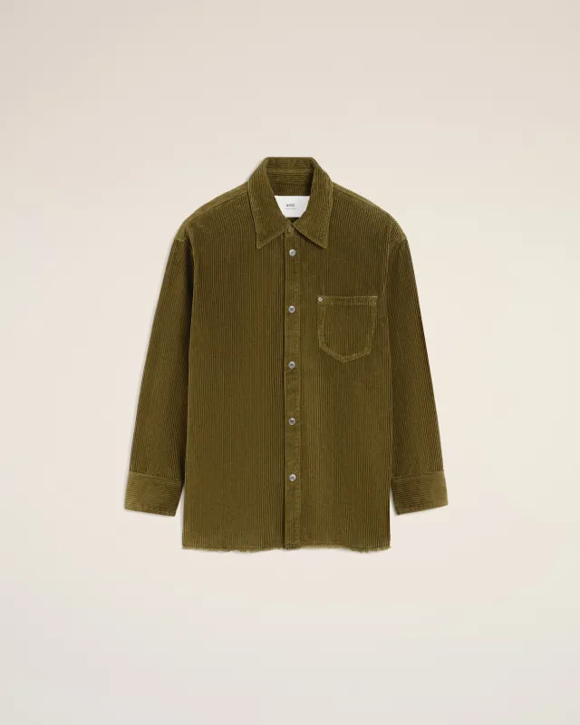 Surchemise Verte  Velours Cotelé En Coton sold by Ami