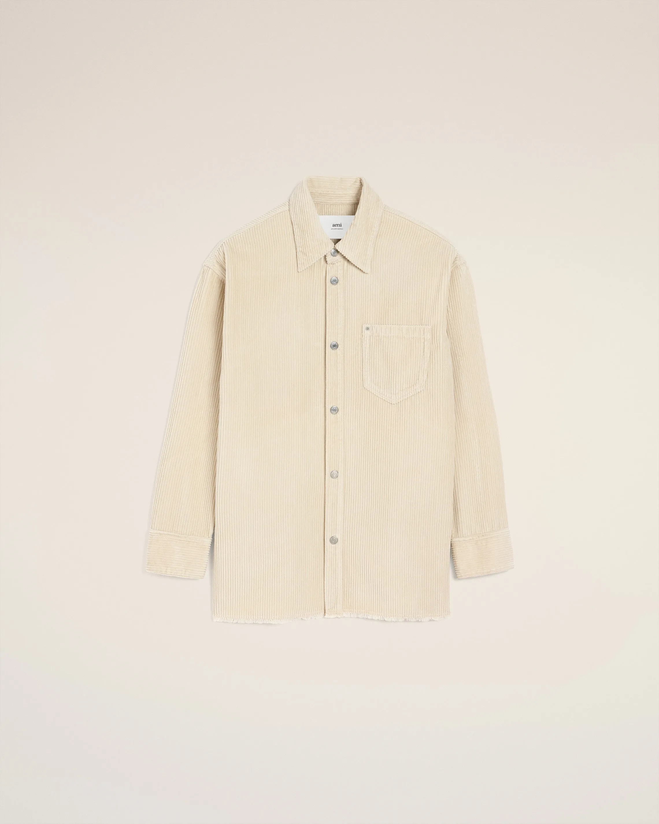 Surchemise Blanche Velours Cotelé En Coton sold by Ami