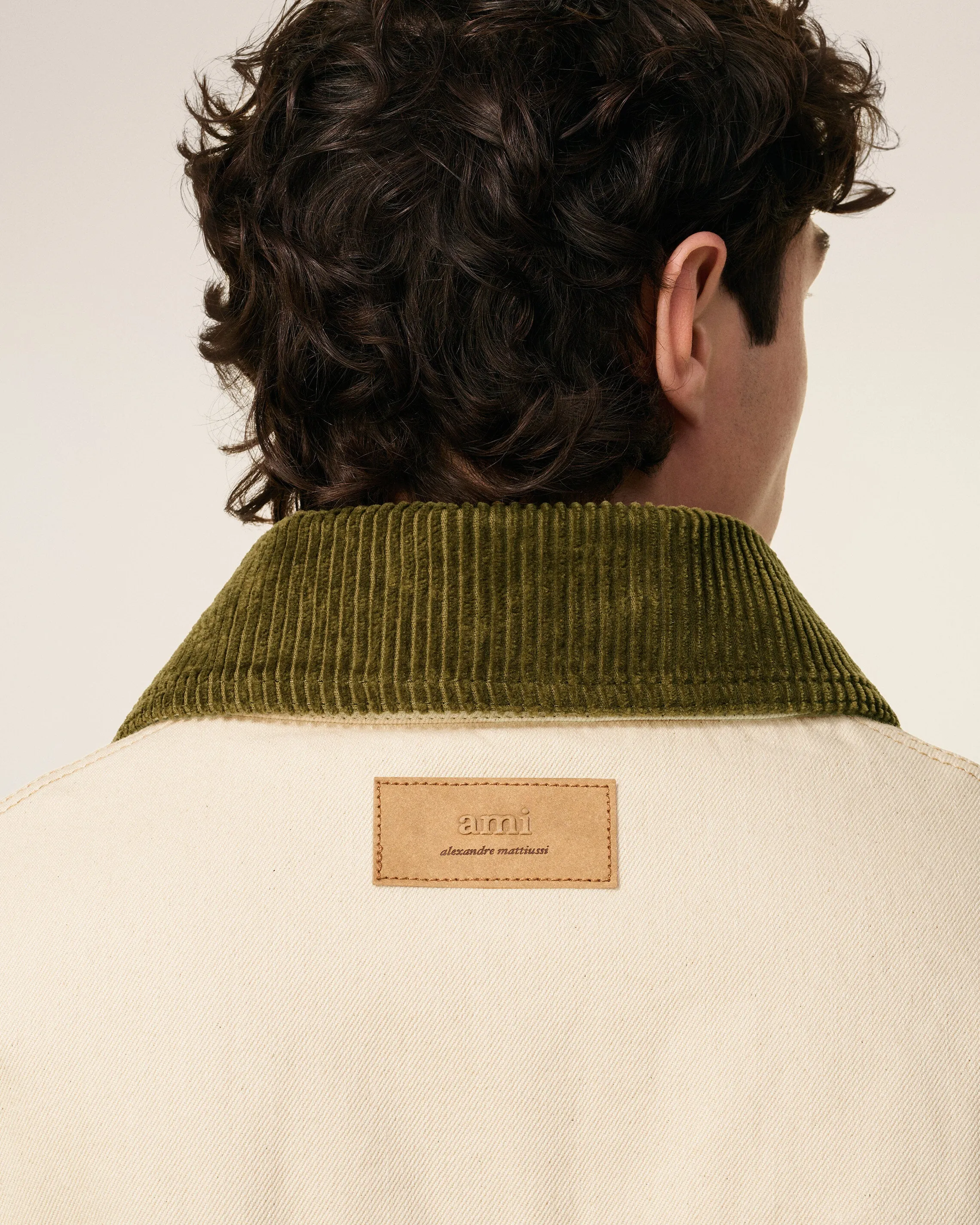 Veste Blanche Worker Rembourrée En Coton sold by Ami product image thumbnail 4