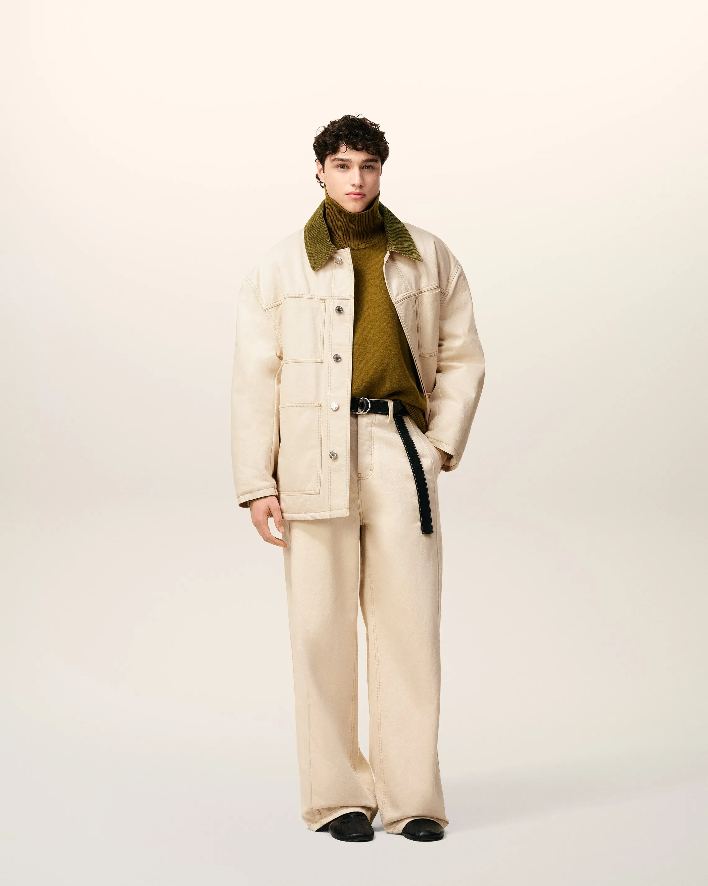 Veste Blanche Worker Rembourrée En Coton sold by Ami product image thumbnail 2