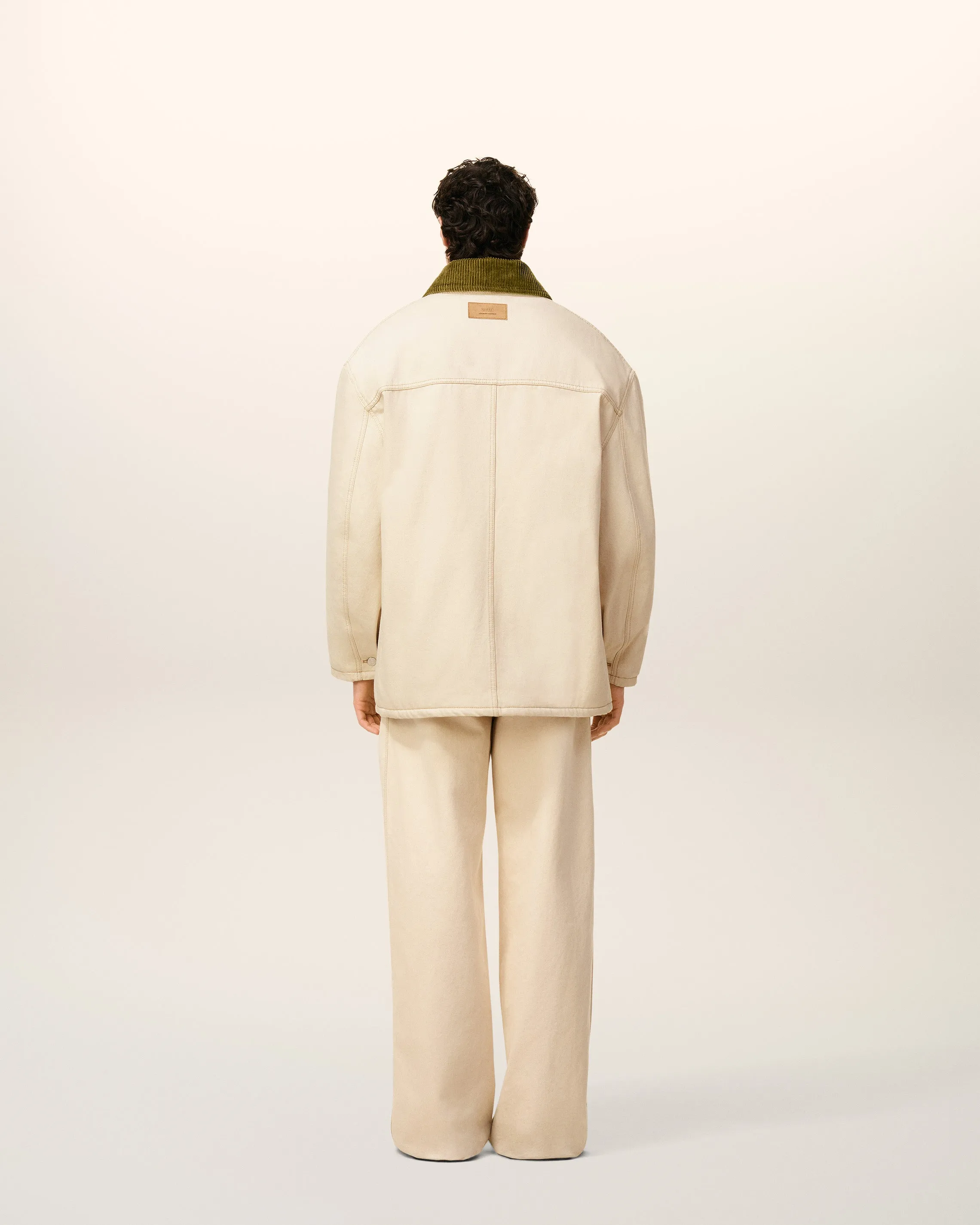 Veste Blanche Worker Rembourrée En Coton sold by Ami product image thumbnail 5