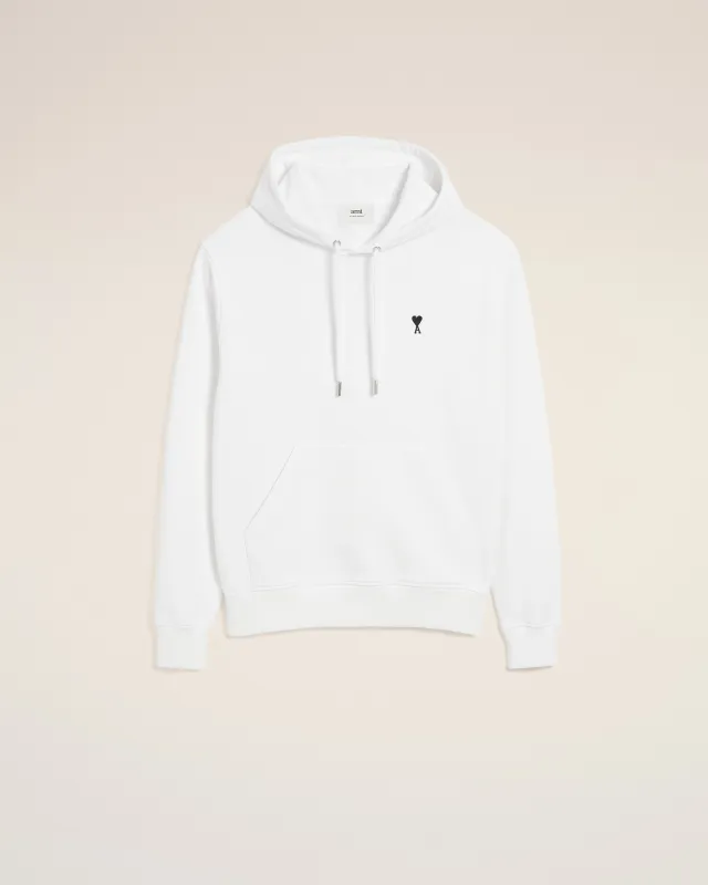 Hoodie Blanc Ami De Coeur En Coton sold by Ami