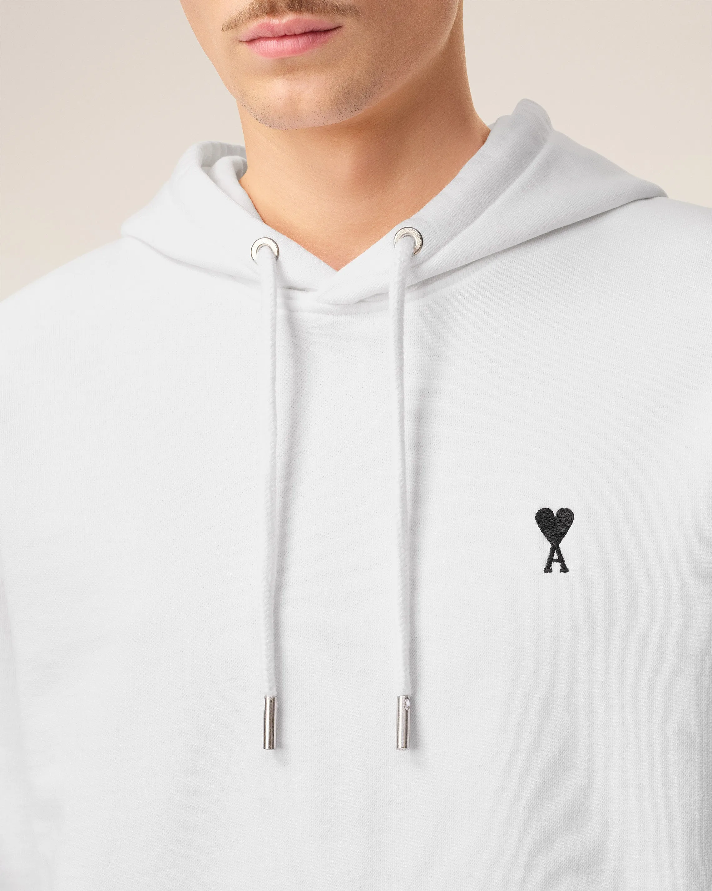 Hoodie Blanc Ami De Coeur en Coton sold by Ami product image thumbnail 4