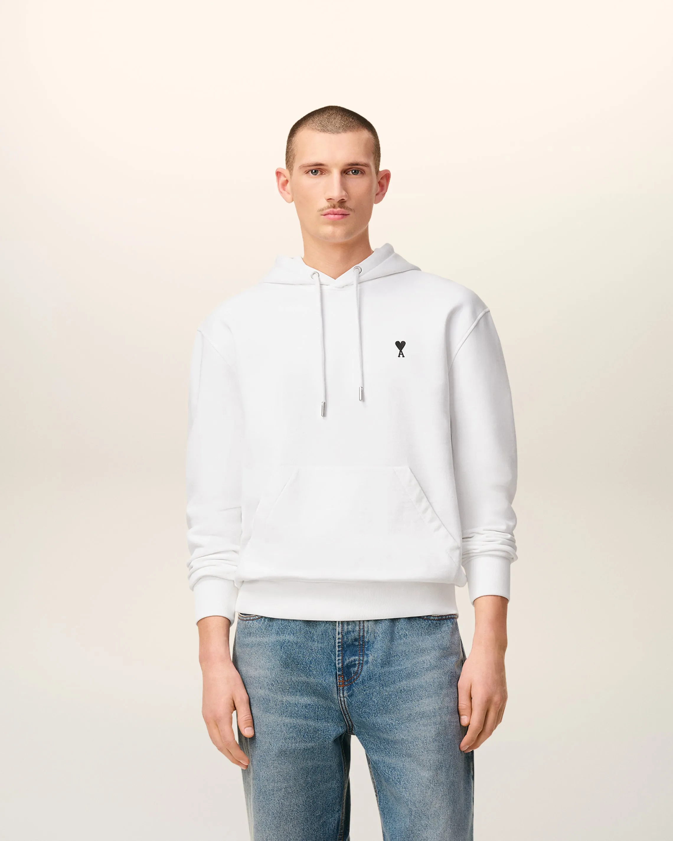 Hoodie Blanc Ami De Coeur en Coton sold by Ami product image thumbnail 2