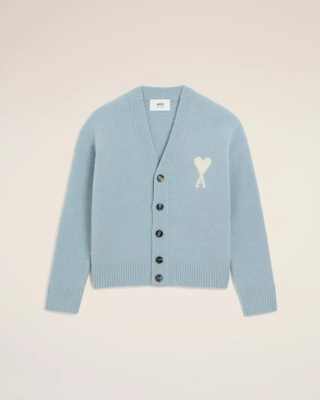 Cardigan Bleu Ami De Coeur En Alpaga sold by Ami