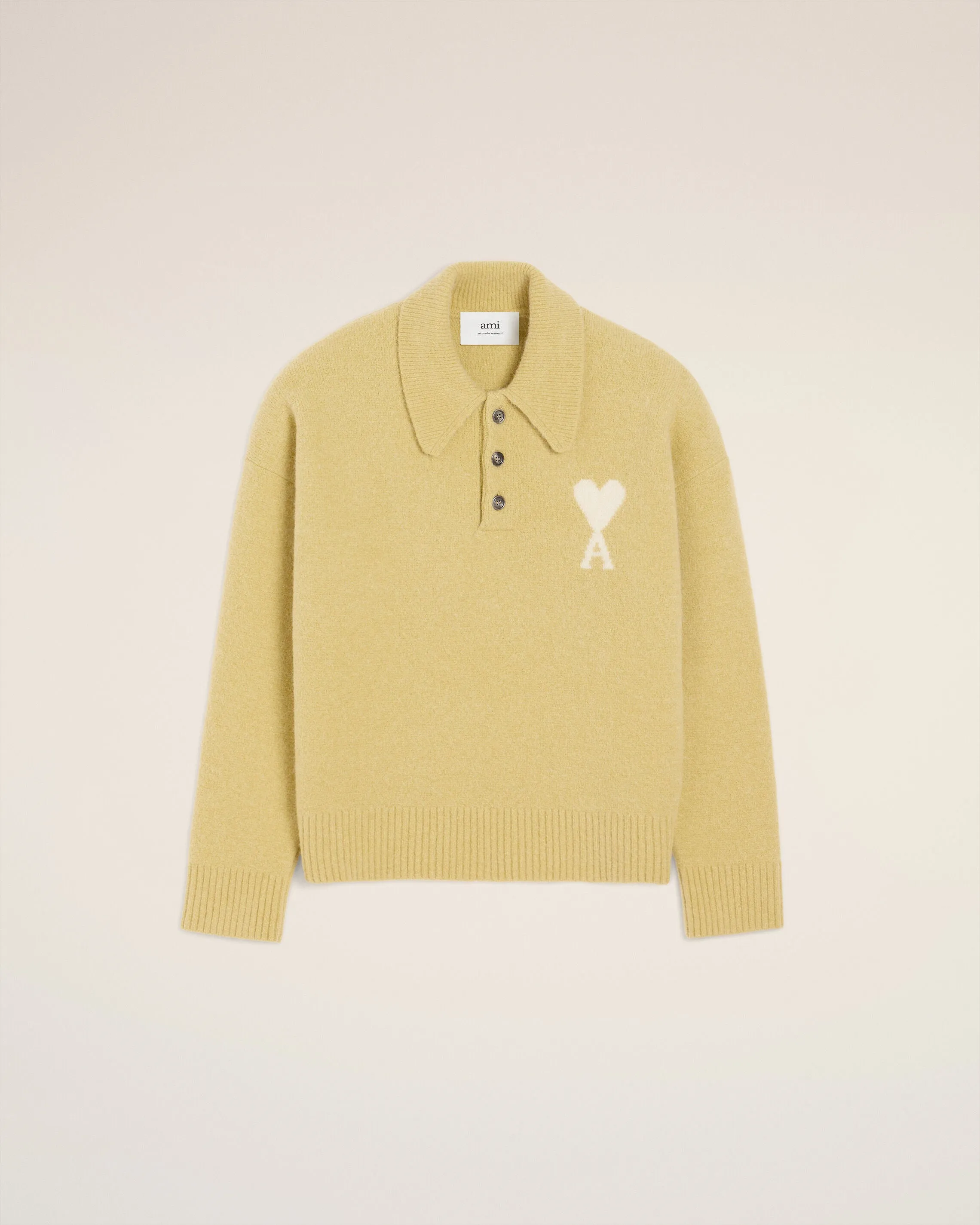 Polo Jaune Manches Longues Ami De Coeur En Alplaga sold by Ami