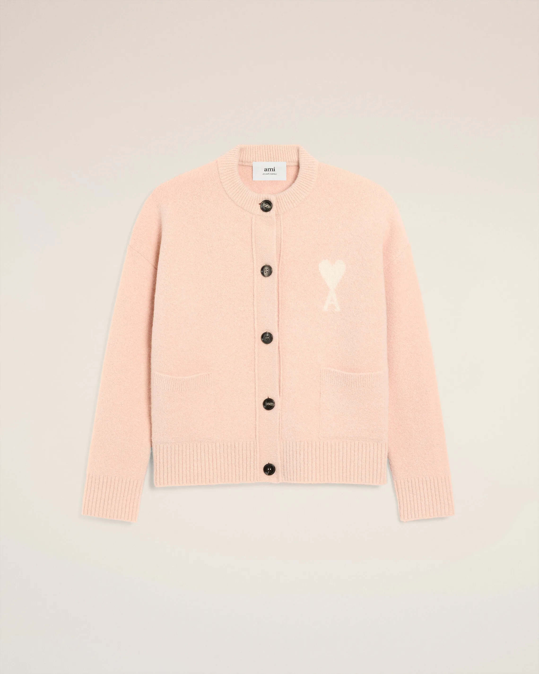 Cardigan Rose Ami De Coeur En Alpaga sold by Ami