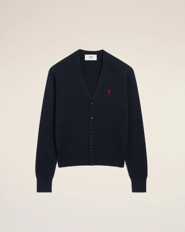 Cardigan Bleu Ami De Coeur En Laine sold by Ami
