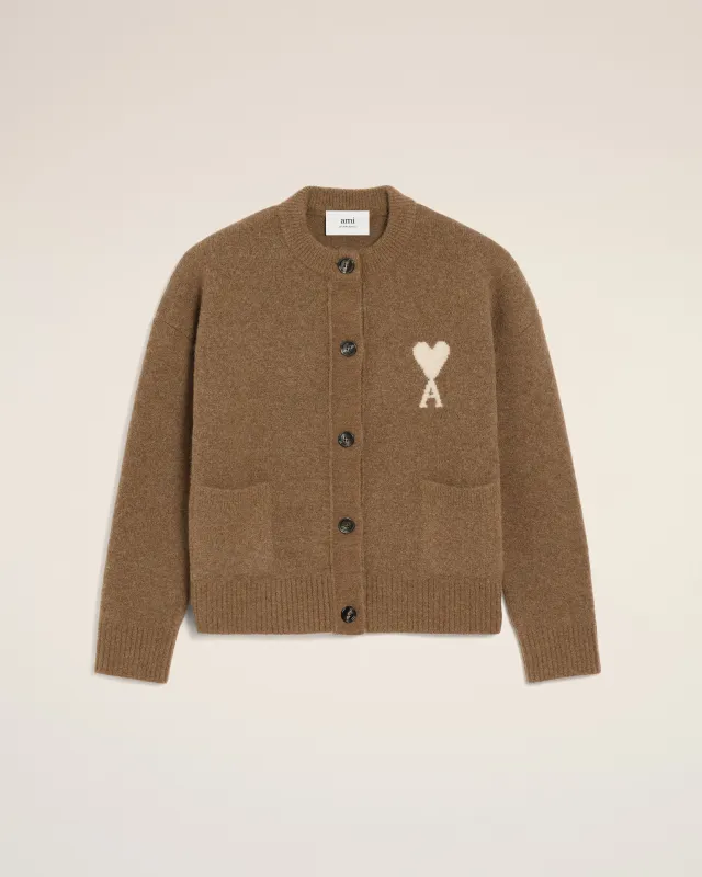 Cardigan Marron Ami De Coeur En Alpaga sold by Ami
