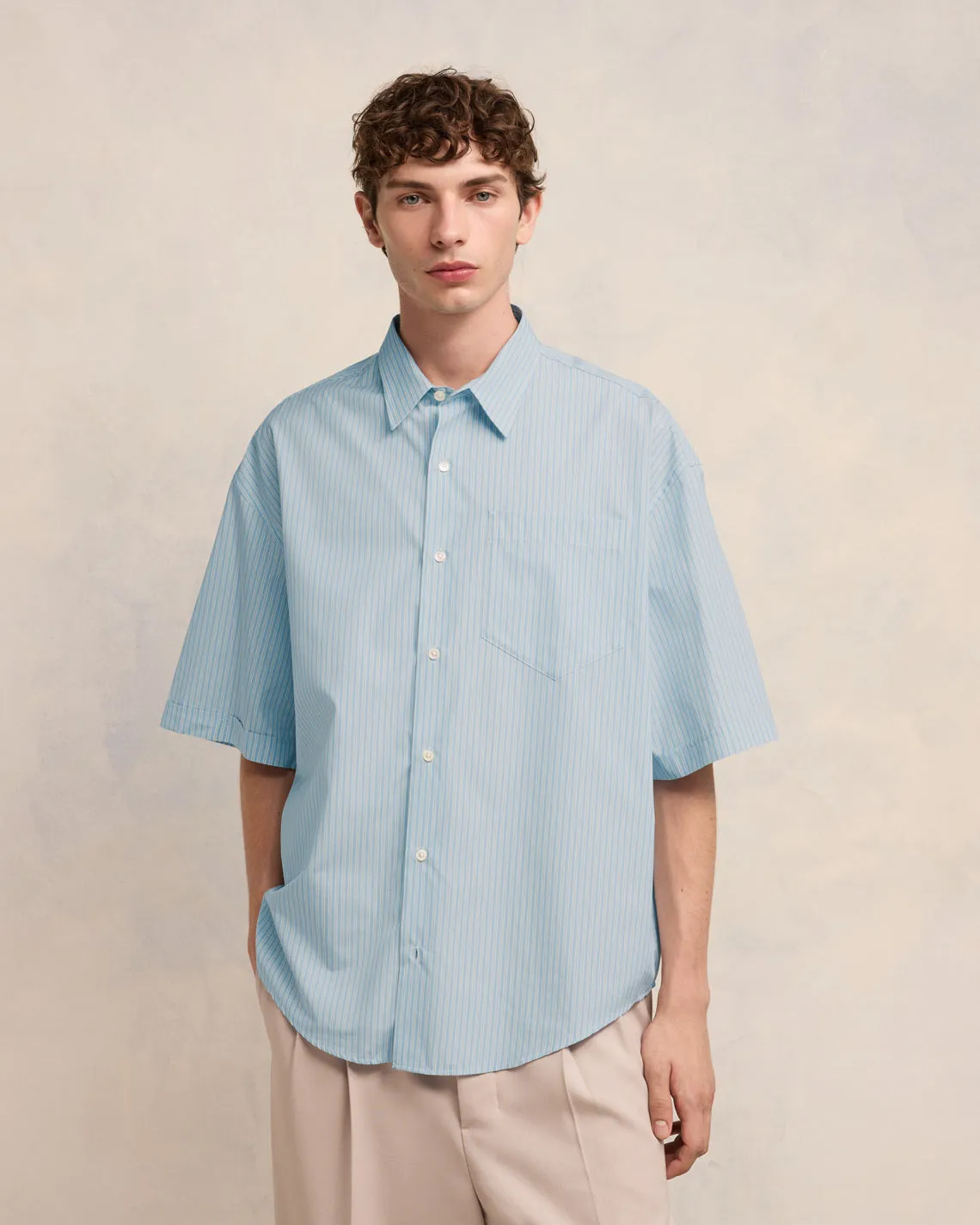 Chemise Coupe Boxy Manches Courtes sold by Ami product image thumbnail 3