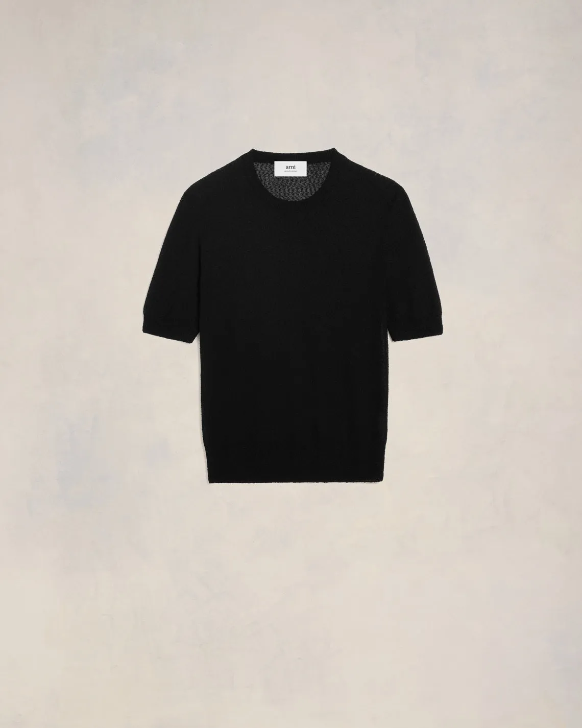 T-shirt Col Rond Bouclé sold by Ami