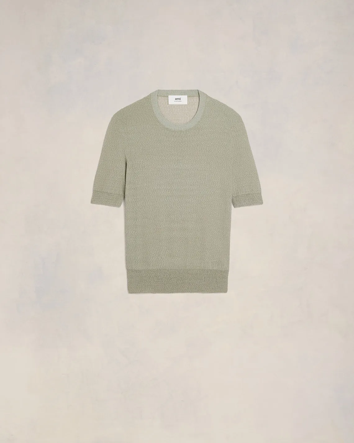 T-shirt Col Rond Bouclé sold by Ami