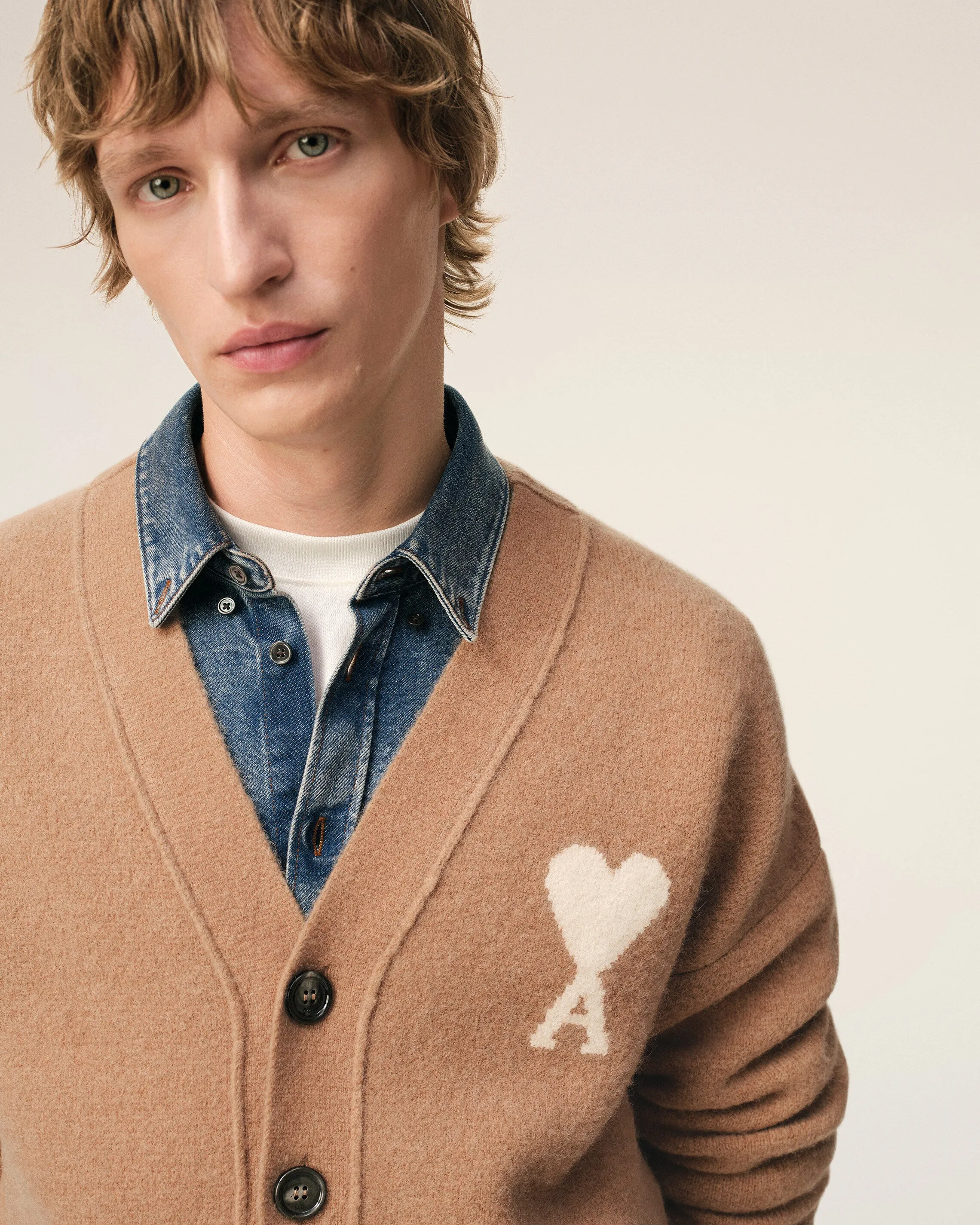 Cardigan Marron Ami De Coeur En Alpaga sold by Ami product image thumbnail 4