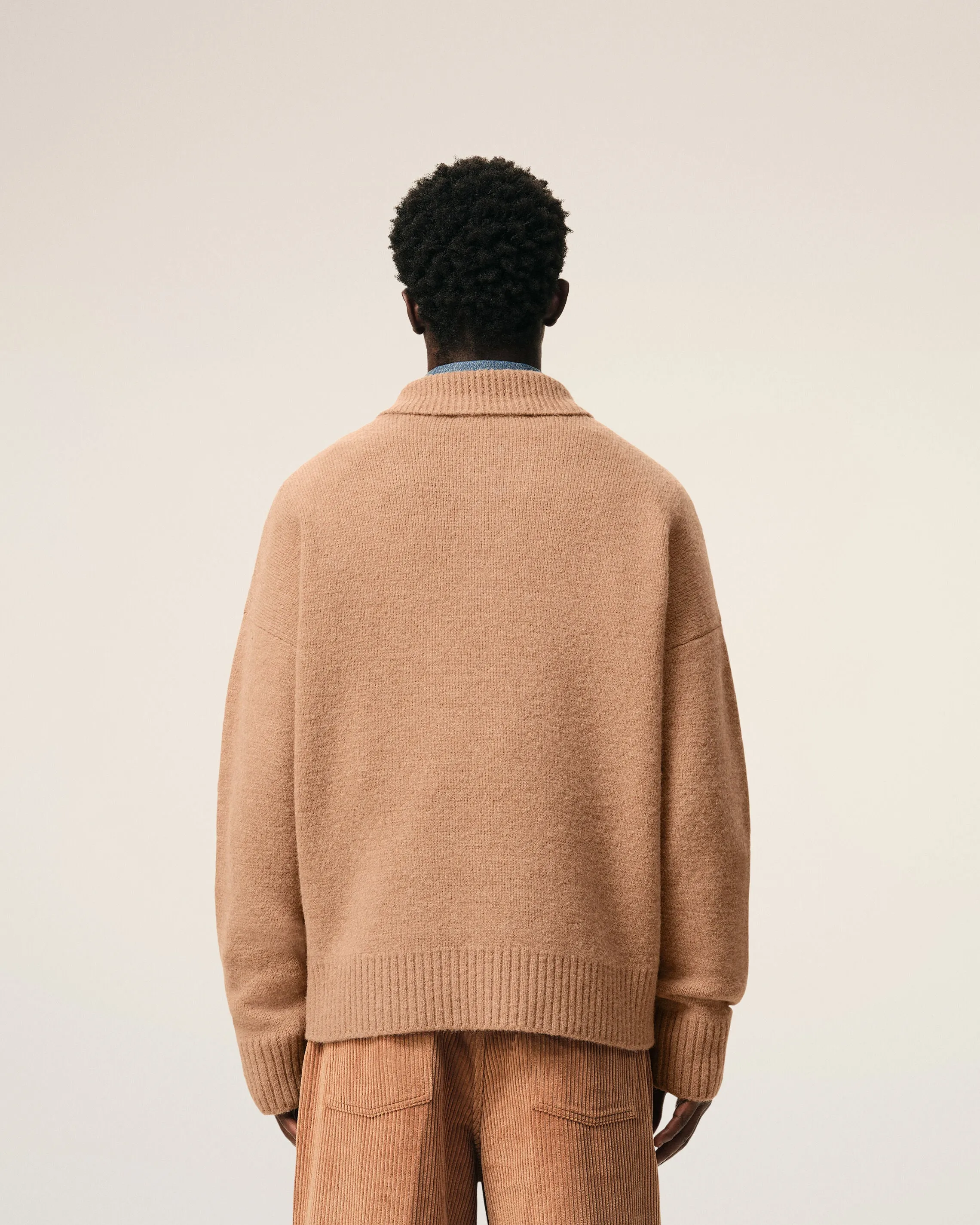 Polo Marron Ami De Coeur En Alpaga sold by Ami product image thumbnail 5