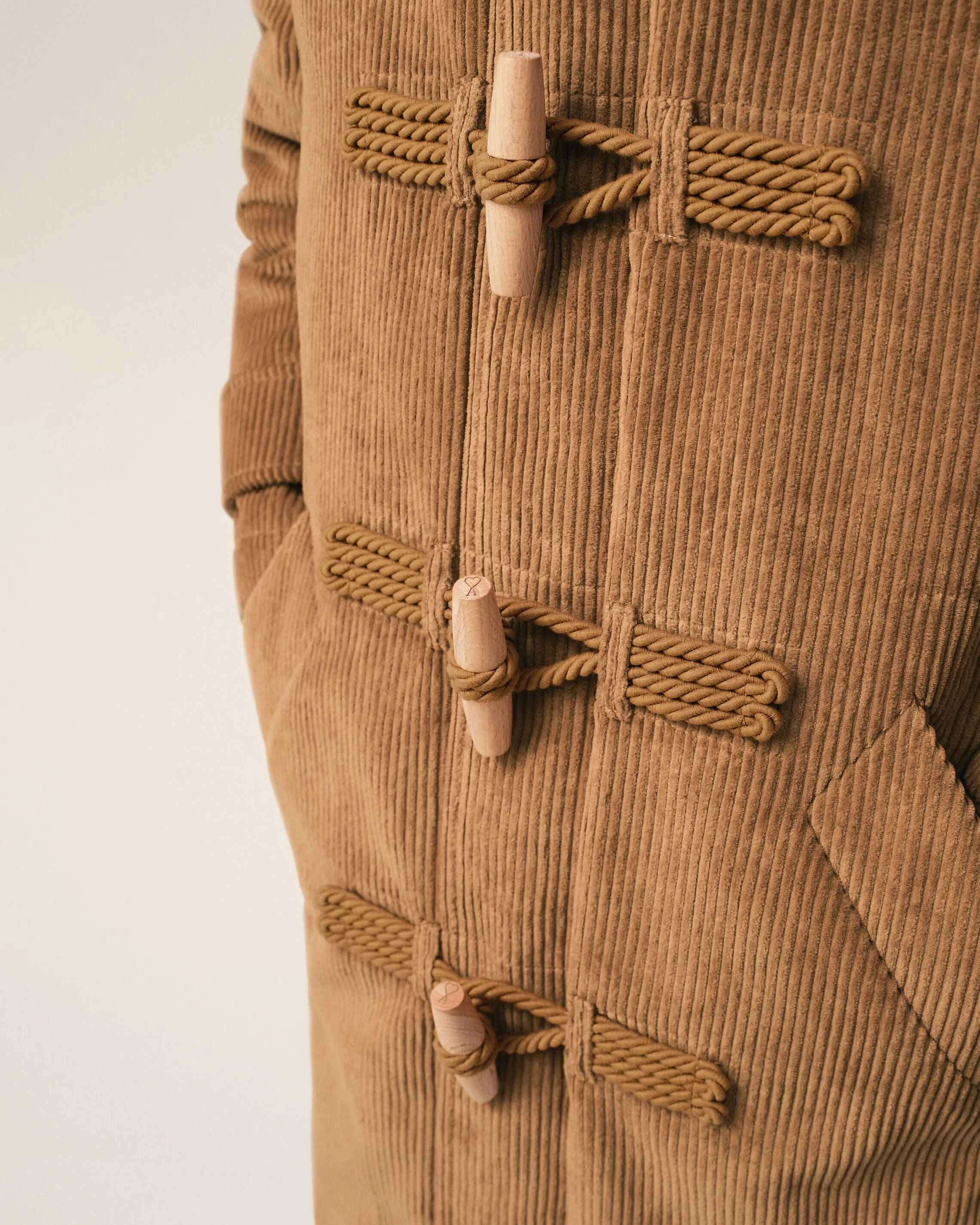 Manteau Marron Corduroy En Laine sold by Ami product image thumbnail 4