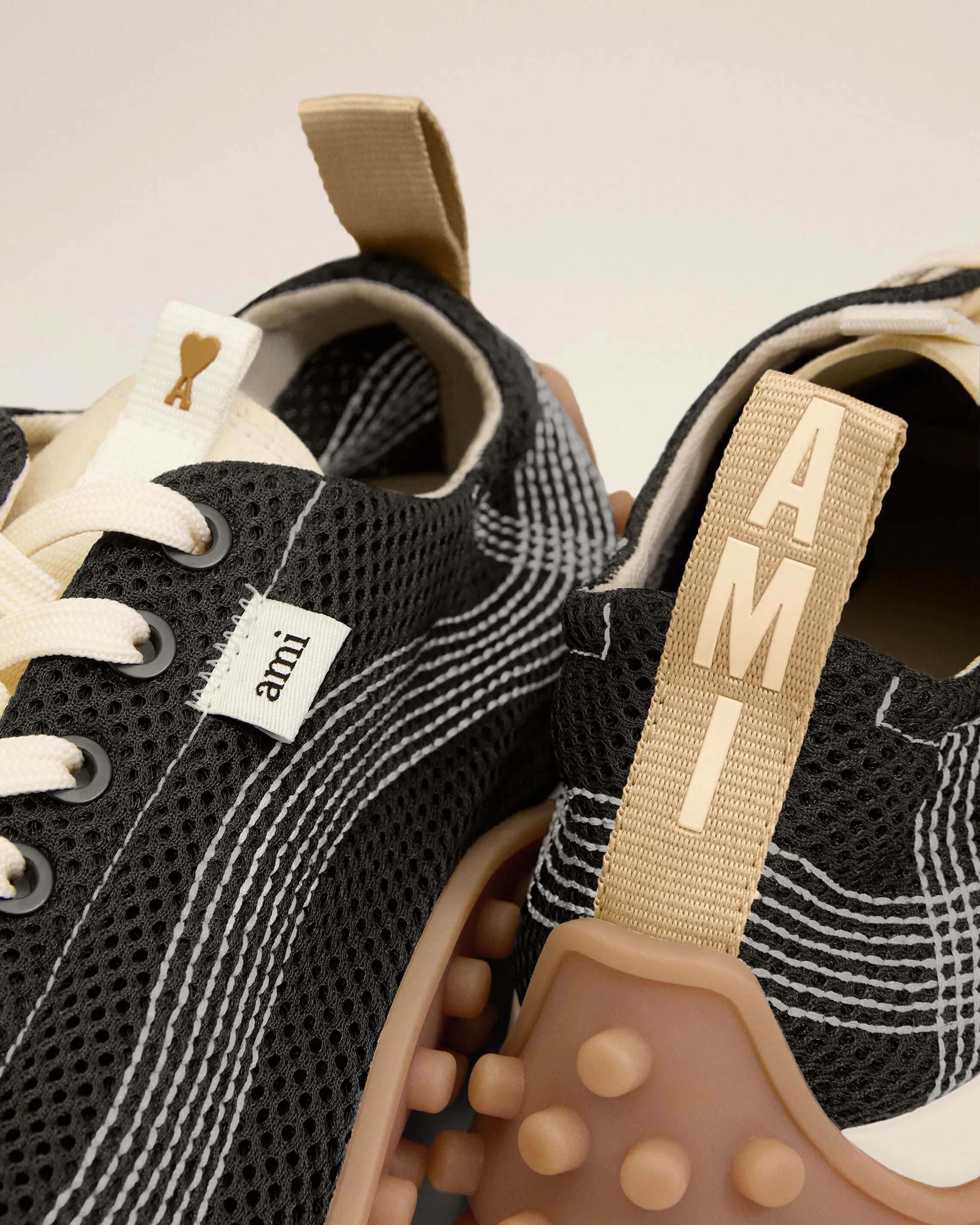 Sneakers Mirage Noires en Mesh sold by Ami product image thumbnail 4