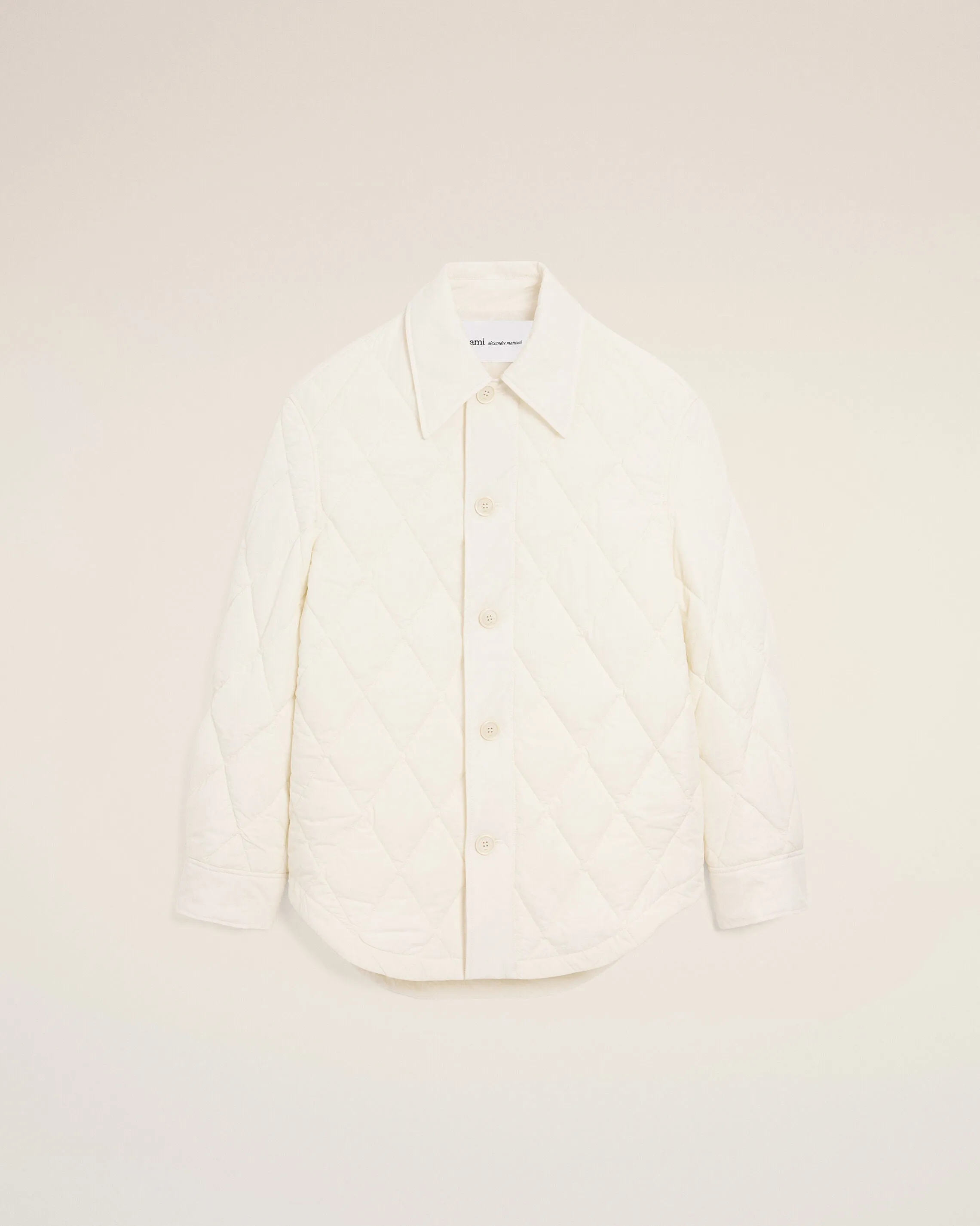 Veste Blanche Boutonnée Rembourrée en Nylon sold by Ami