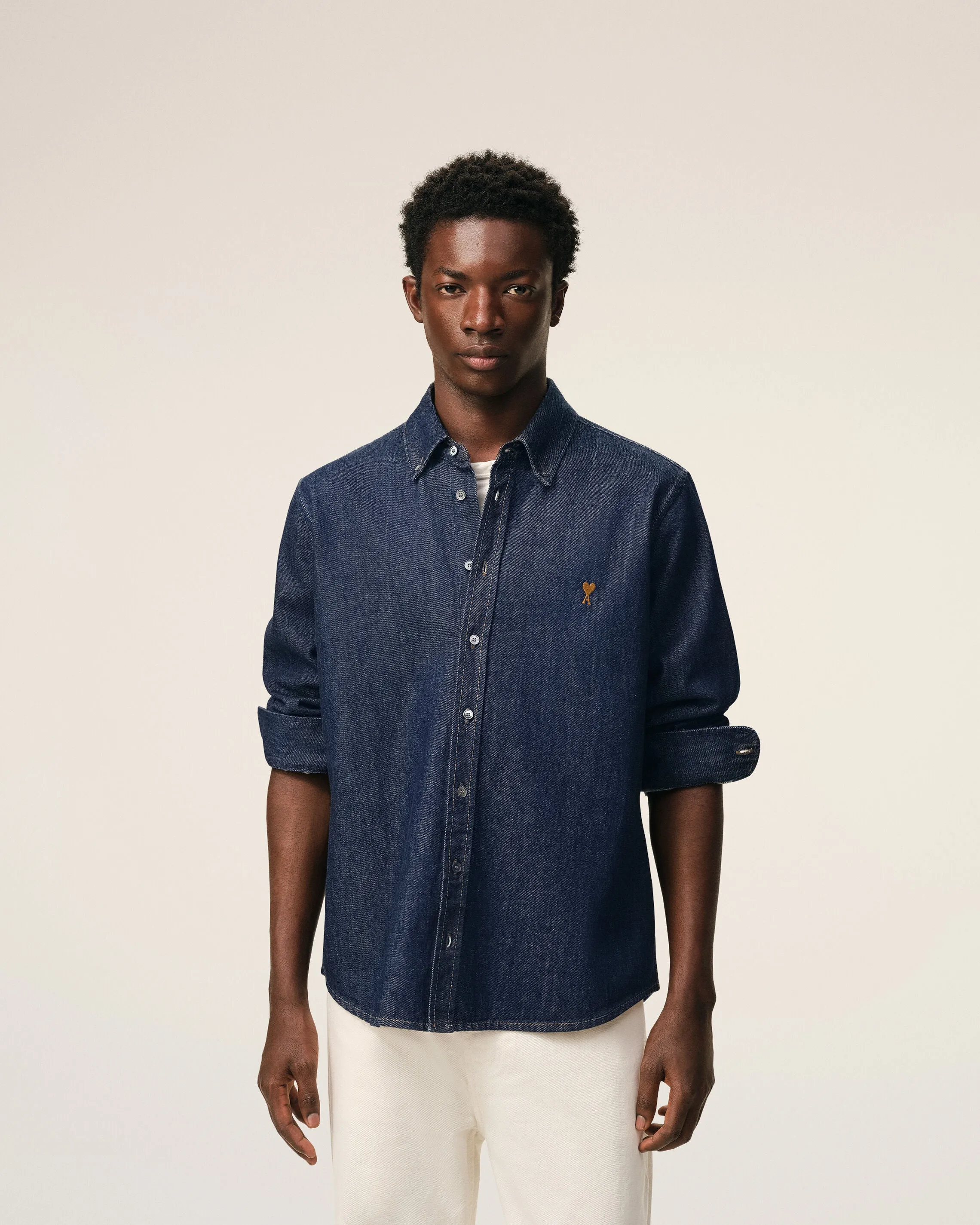 Chemise Denim Bleu Ami De Coeur en Coton sold by Ami product image thumbnail 3