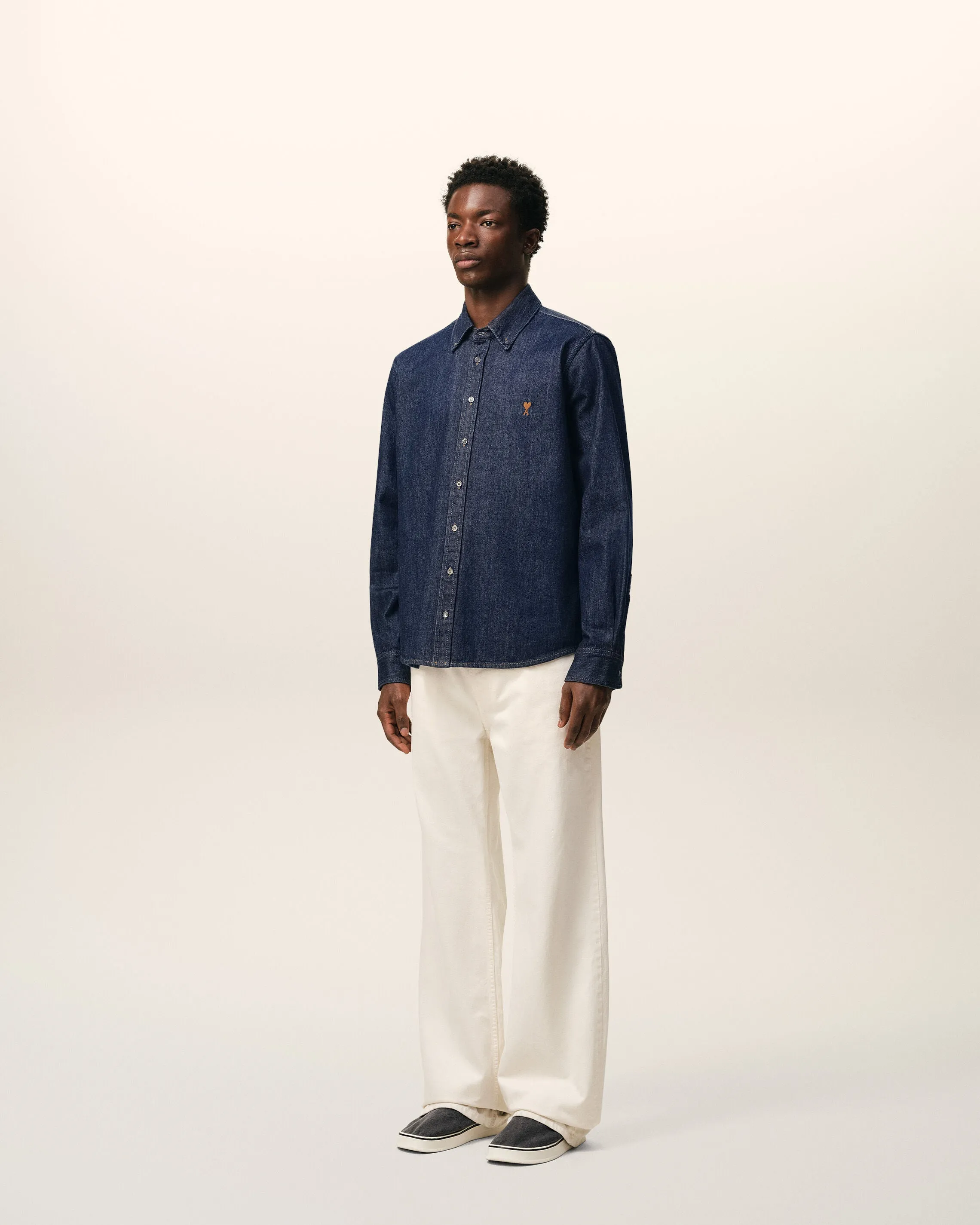 Chemise Denim Bleu Ami De Coeur en Coton sold by Ami product image thumbnail 5