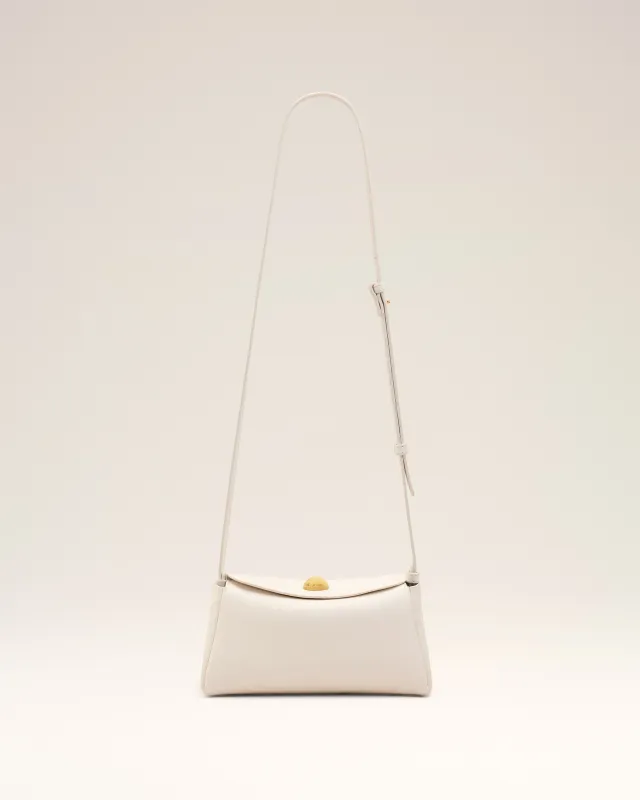 Mini Sac Carrousel Blanc en Cuir De Veau made by Ami