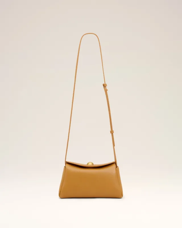 Mini Sac Carrousel Jaune en Cuir De Veau sold by Ami