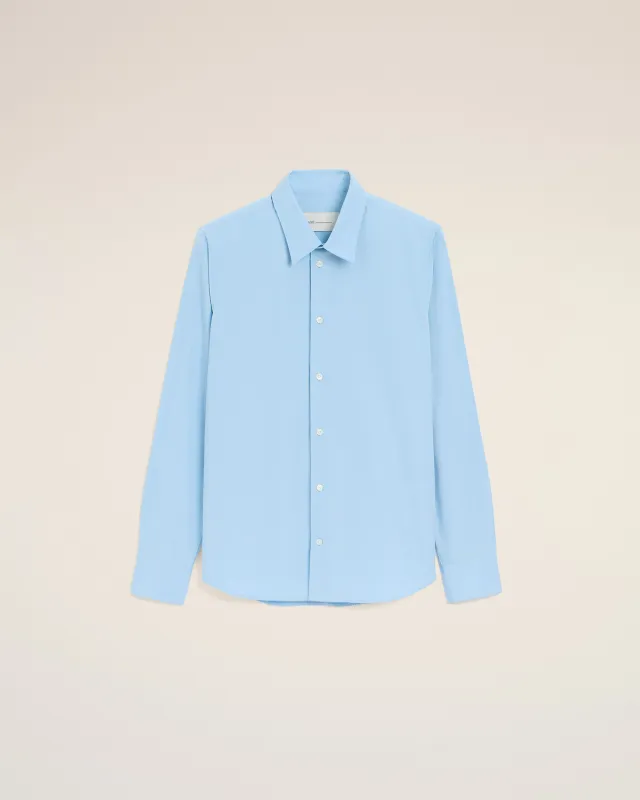 Chemise Tailor Bleu Ami De Coeur Brodé en Coton sold by Ami