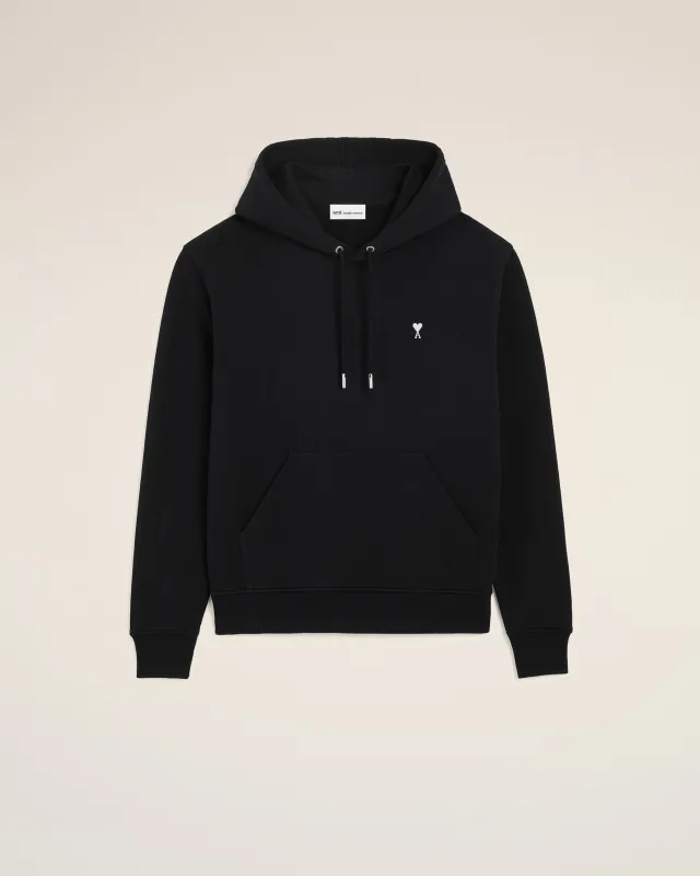 Hoodie Noir Ami De Coeur en Coton sold by Ami