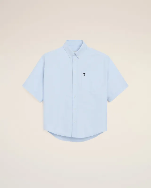 Chemise Boxy Bleu Ami De Coeur en Coton sold by Ami