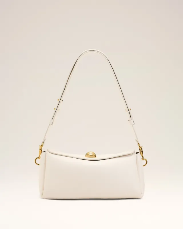 Sac Carrousel Blanc en Cuir De Veau sold by Ami