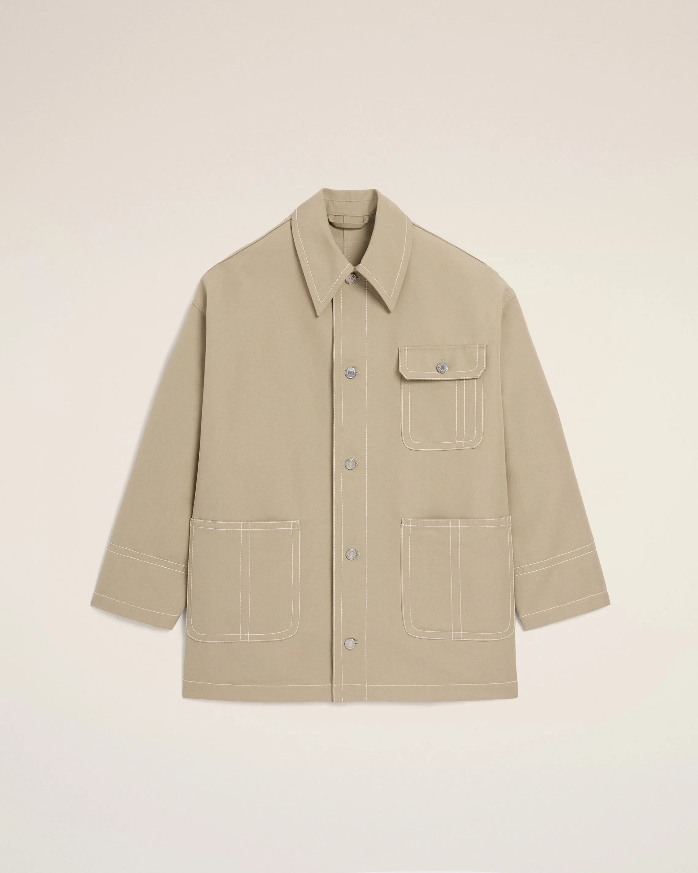 Veste Beige Worker en Coton sold by Ami