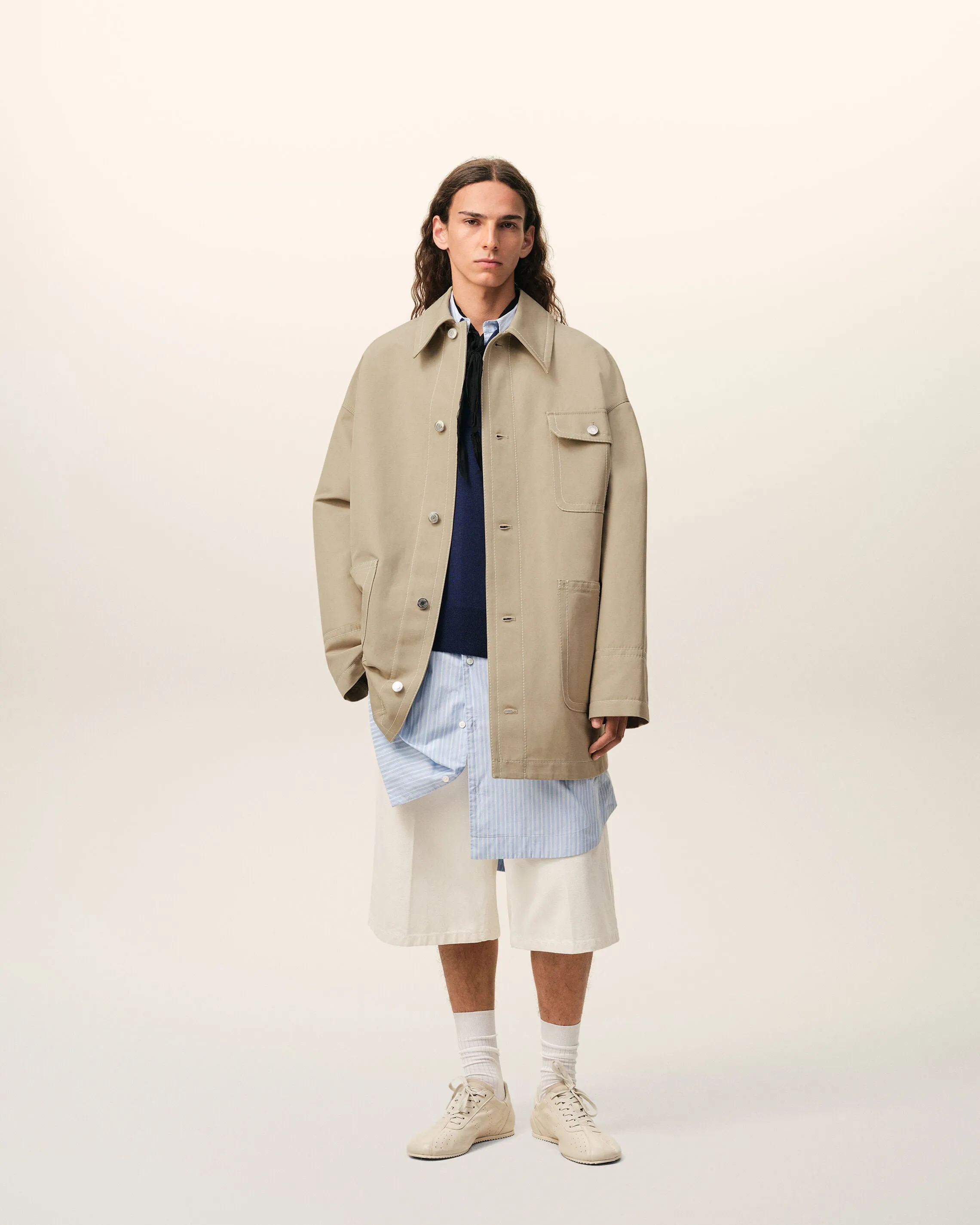 Veste Beige Worker en Coton sold by Ami product image thumbnail 2