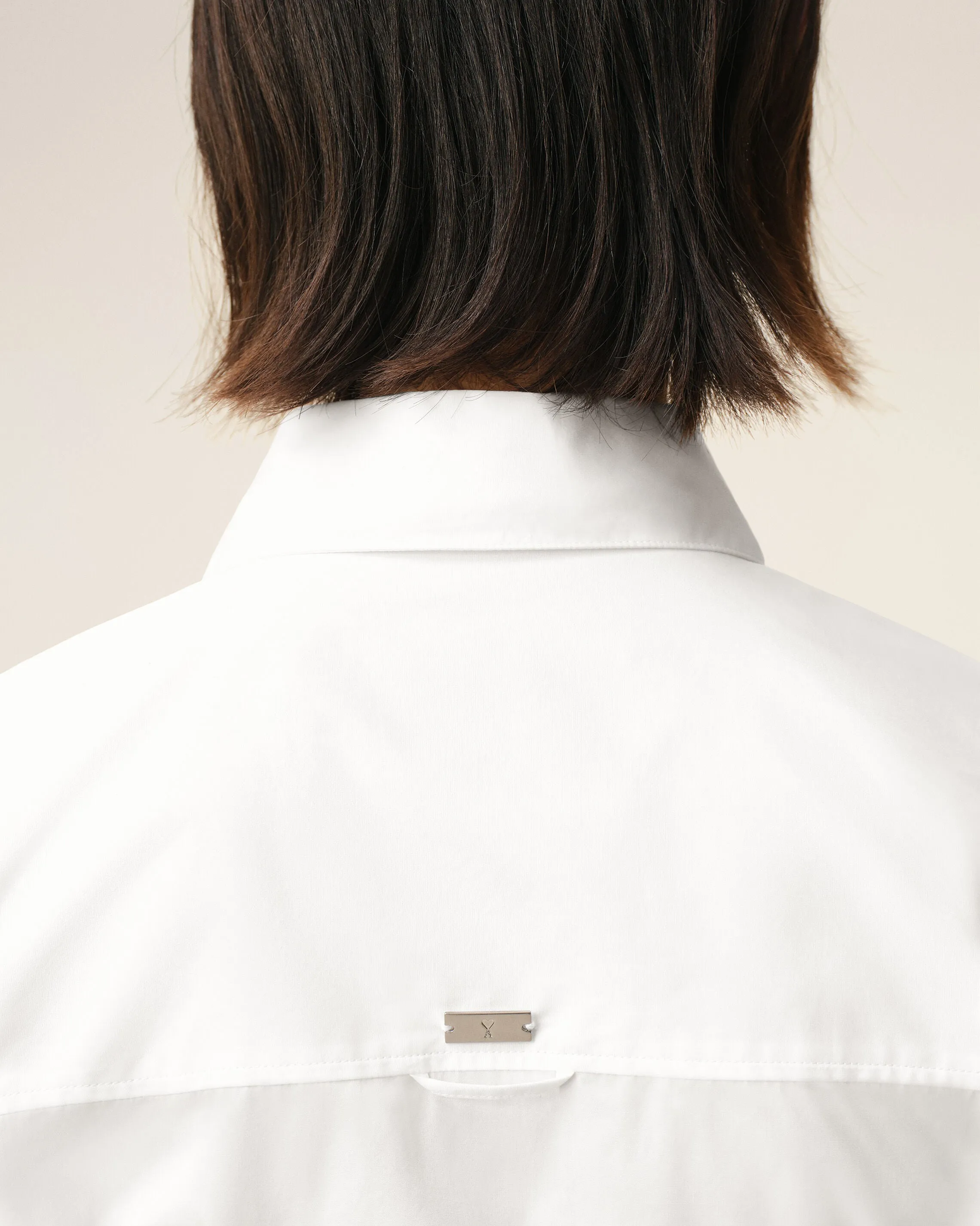 Chemise Cintrée Blanche Col En Pointe en Coton sold by Ami product image thumbnail 4