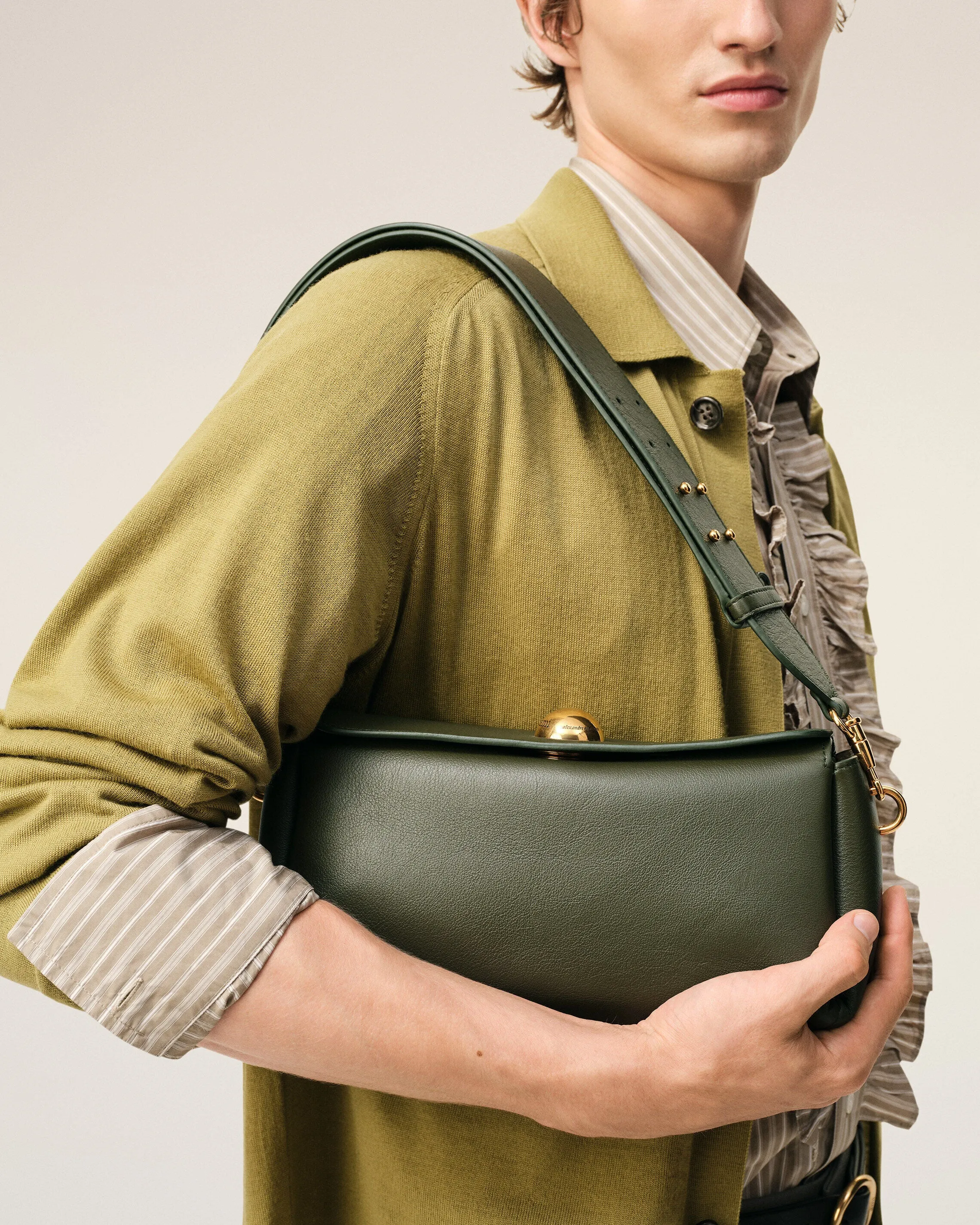 Sac Carrousel Vert en Cuir De Veau sold by Ami product image thumbnail 2