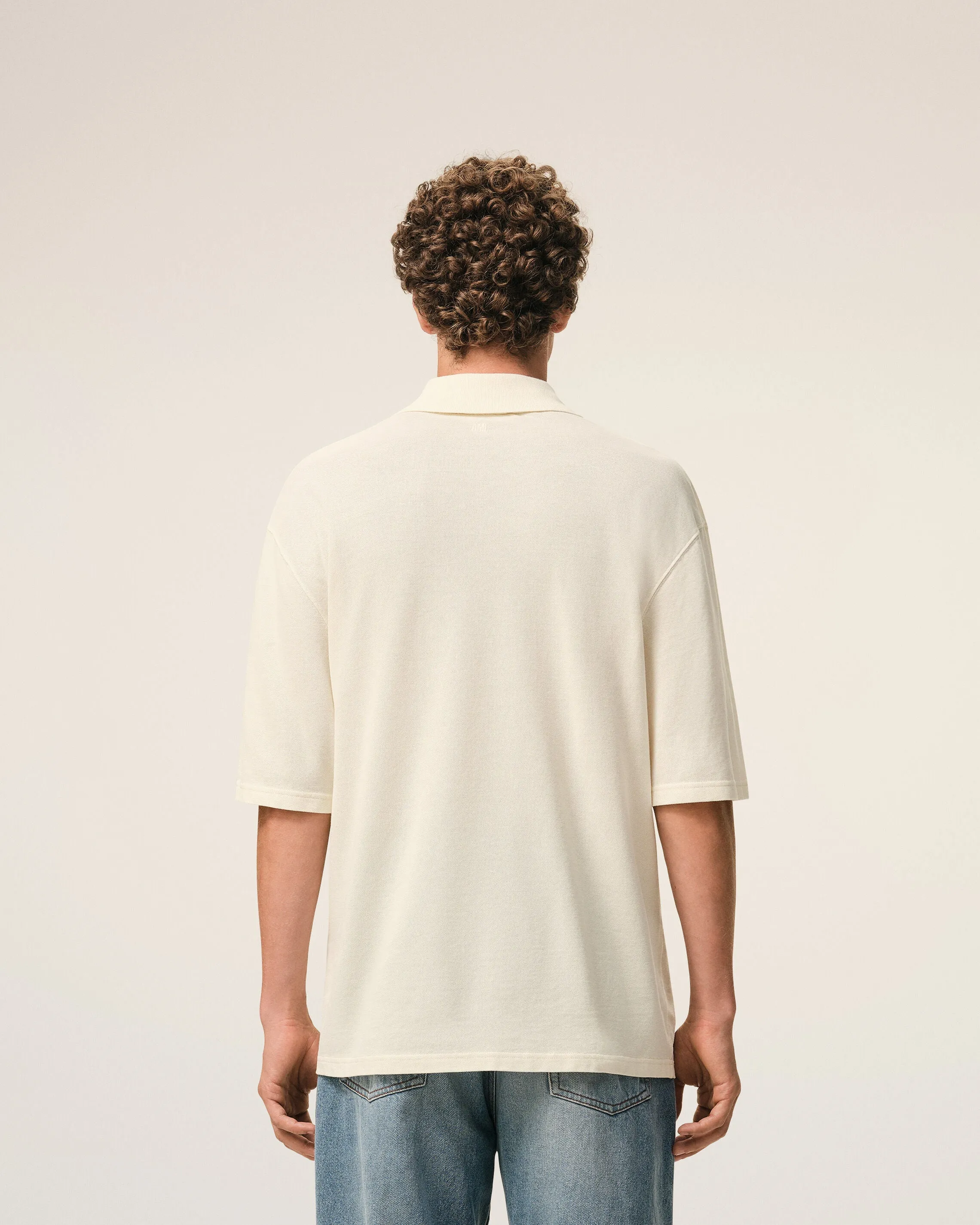 Polo Blanc Ami De Coeur Crochet en Coton sold by Ami product image thumbnail 5