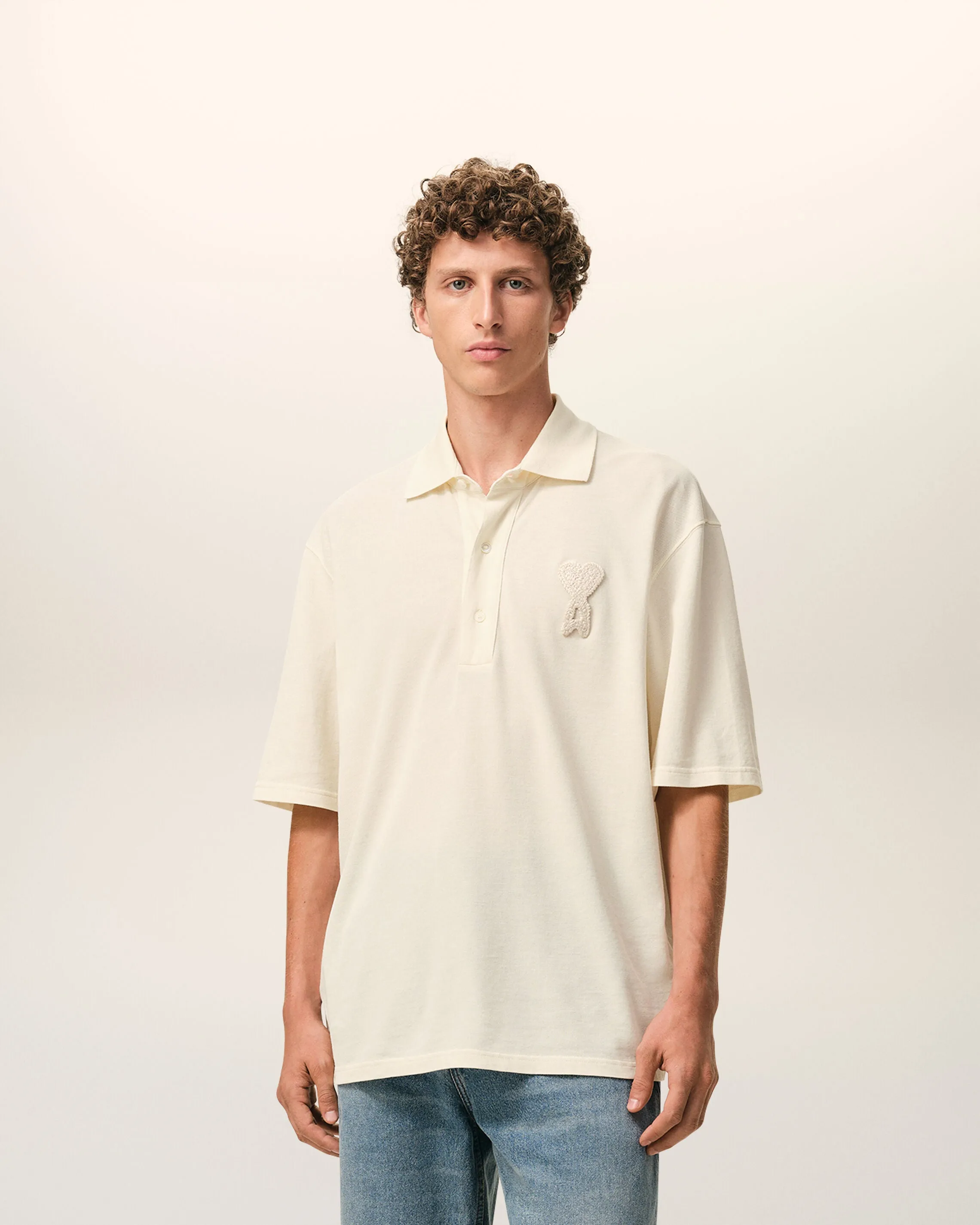 Polo Blanc Ami De Coeur Crochet en Coton sold by Ami product image thumbnail 2