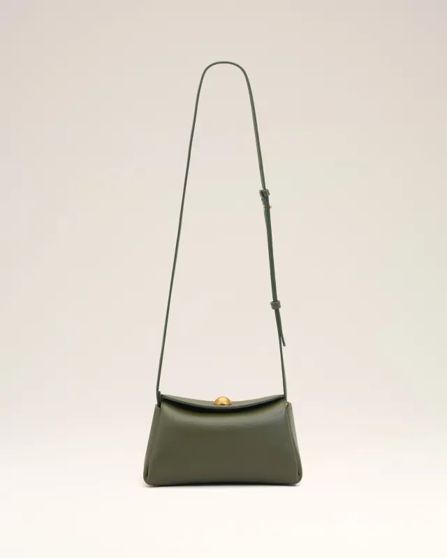 Mini Sac Carrousel Vert en Cuir De Veau made by Ami