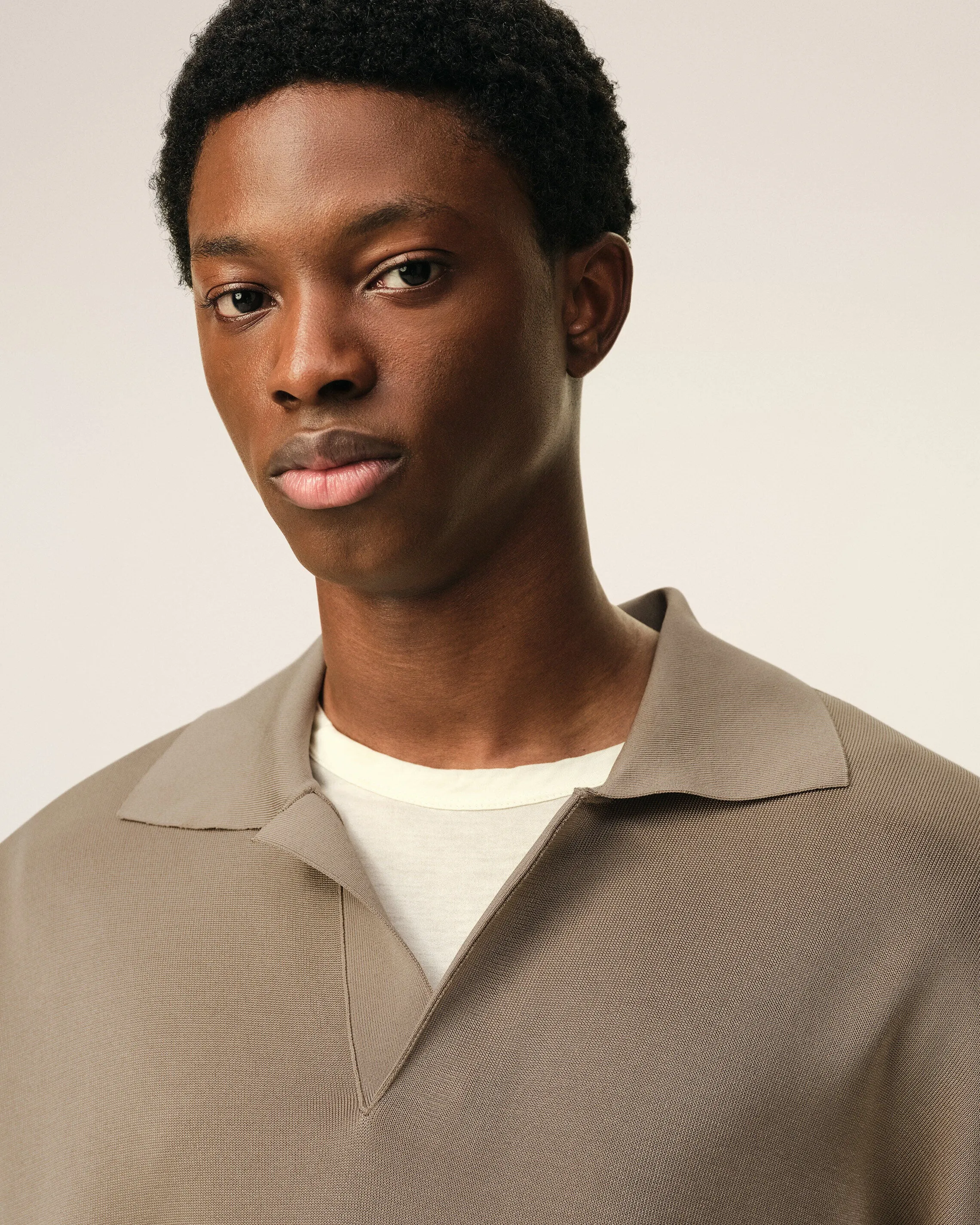 Polo Beige Manches Longues en Laine sold by Ami product image thumbnail 4