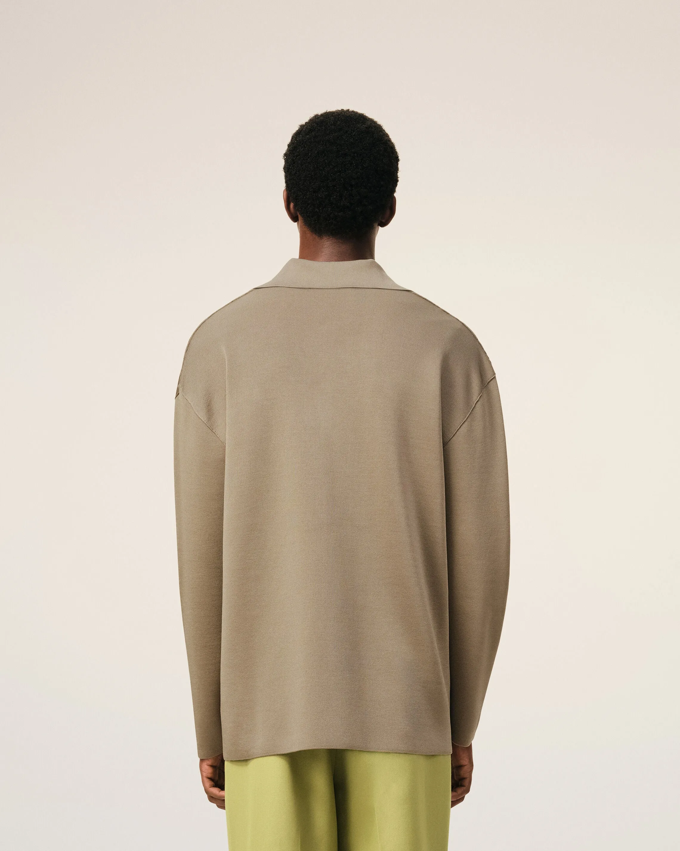 Polo Beige Manches Longues en Laine sold by Ami product image thumbnail 5