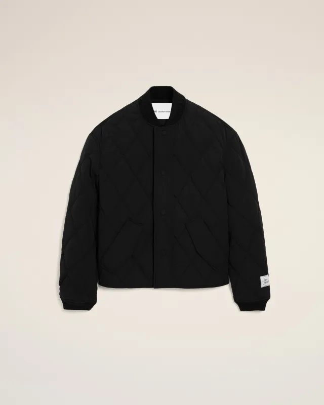 Veste Noire Rembourrée en Nylon made by Ami