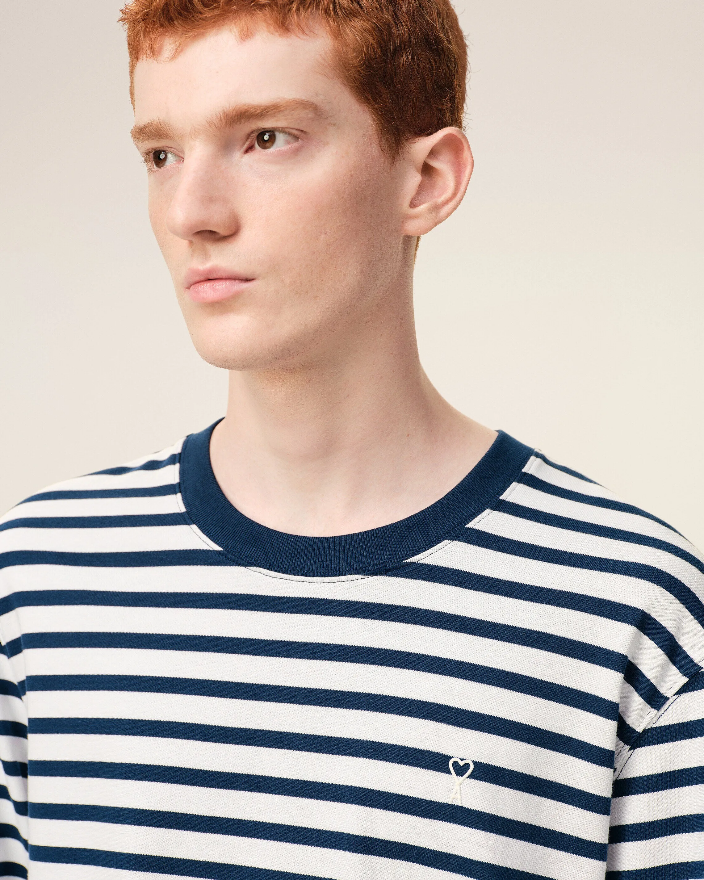 T-shirt Bleu Marinière Manches Longues Ami De Coeur en Coton sold by Ami product image thumbnail 4